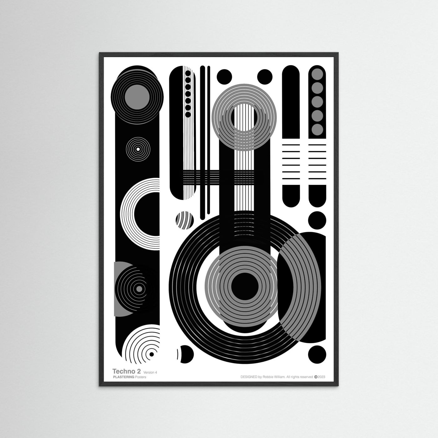 BAUHAUS 1919-1933 Techno 2 V4 - PlasteringPosters.com | Fine Art Printed Posters