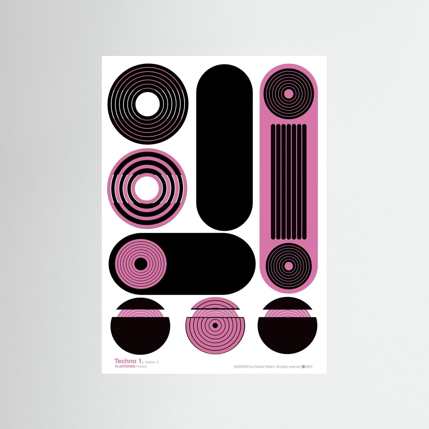 BAUHAUS 1919-1933 Techno 1 V2 - PlasteringPosters.com | Fine Art Printed Posters