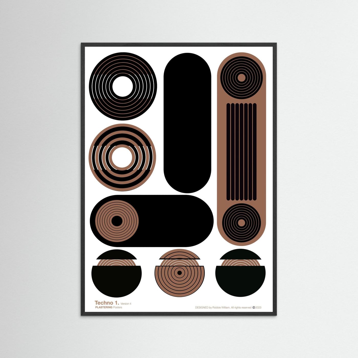 BAUHAUS 1919-1933 Techno 1 V4 - PlasteringPosters.com | Fine Art Printed Posters