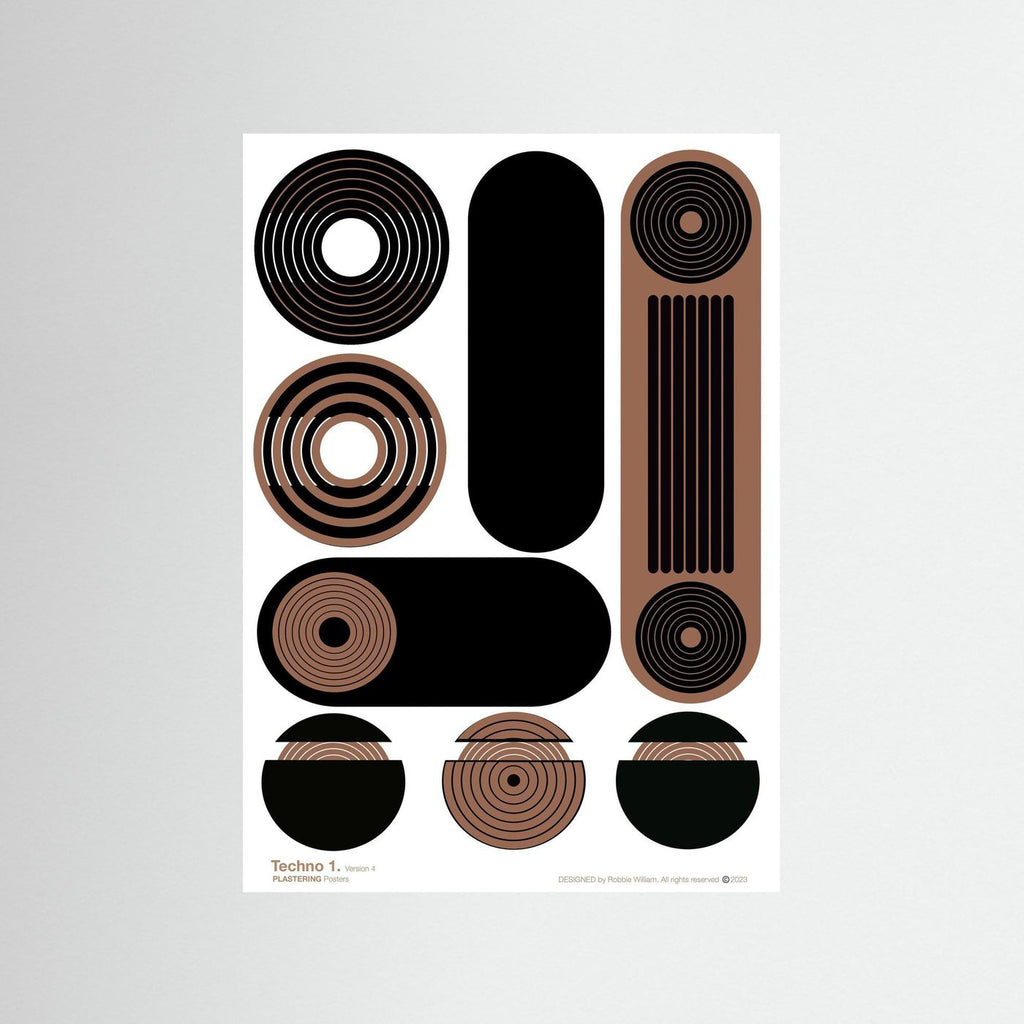 BAUHAUS 1919-1933 Techno 1 V4 - PlasteringPosters.com | Fine Art Printed Posters