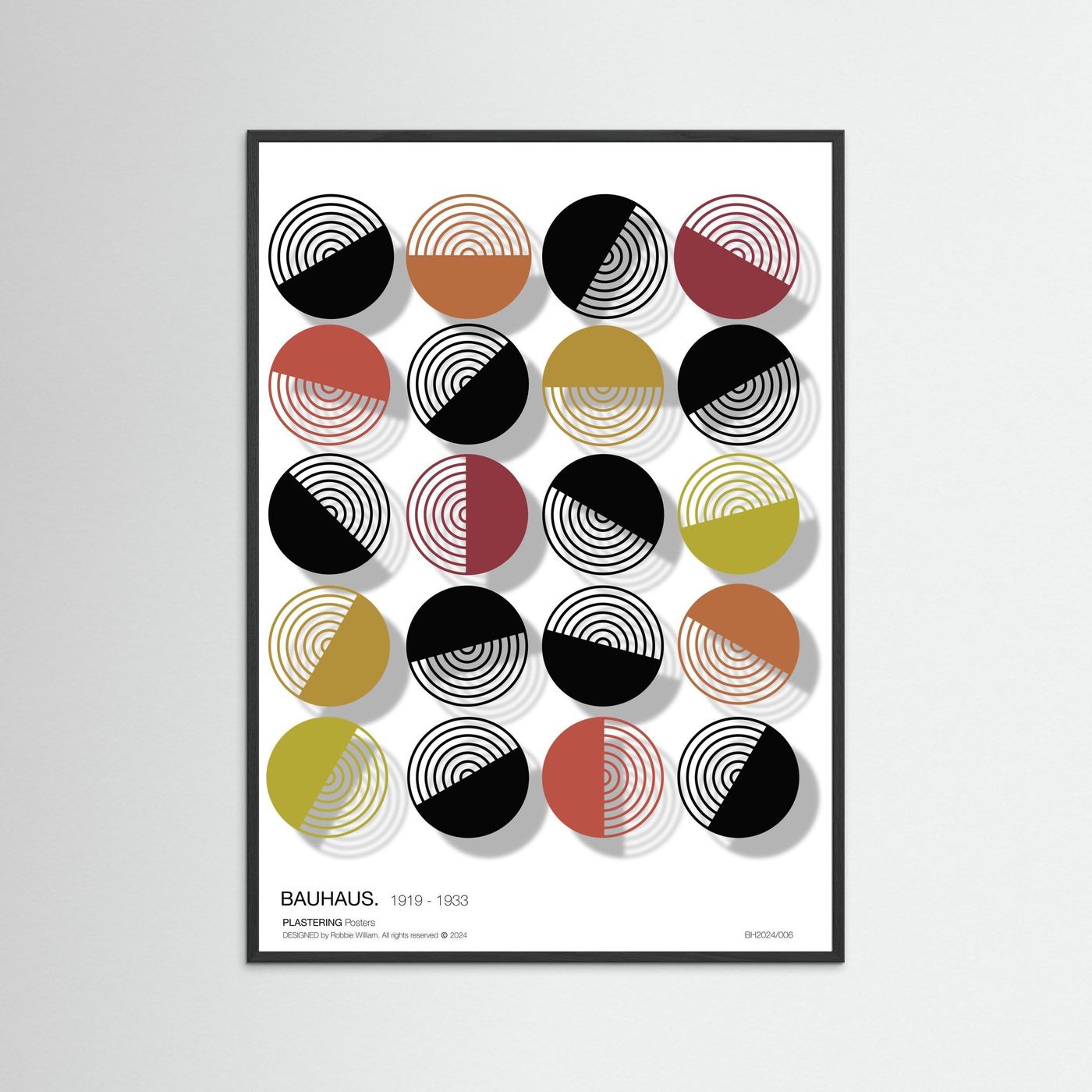 BAUHAUS 1919-1933 D001 V6 - PlasteringPosters.com | Fine Art Printed Posters