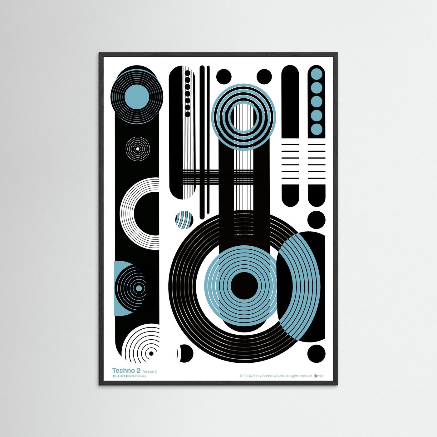 BAUHAUS 1919-1933 Techno 2 V3 - PlasteringPosters.com | Fine Art Printed Posters