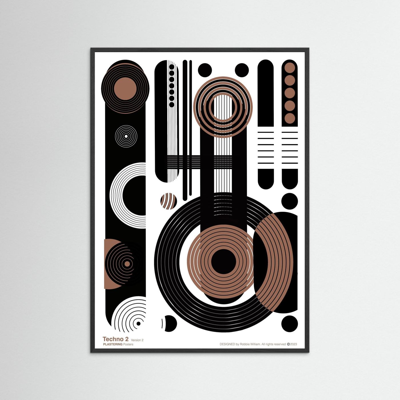 BAUHAUS 1919-1933 Techno 2 V2 - PlasteringPosters.com | Fine Art Printed Posters