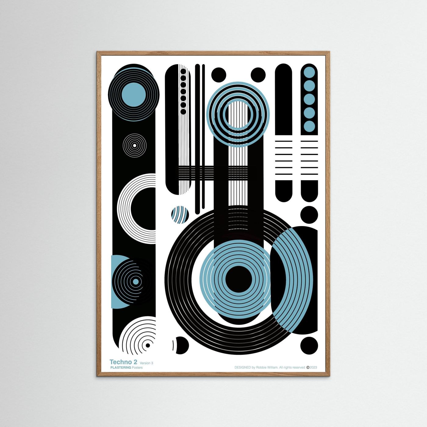 BAUHAUS 1919-1933 Techno 2 V3 - PlasteringPosters.com | Fine Art Printed Posters