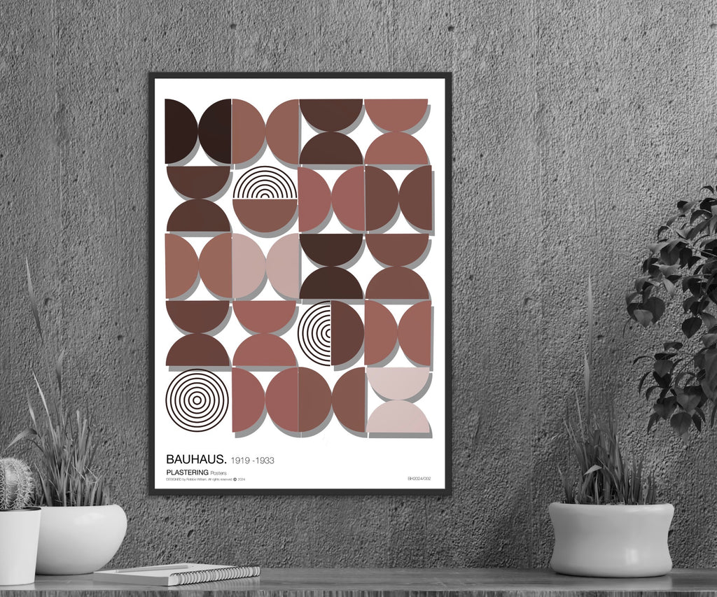 BAUHAUS 1919-1933 D002 V2 | Fine Art Poster | PlasteringPosters.com