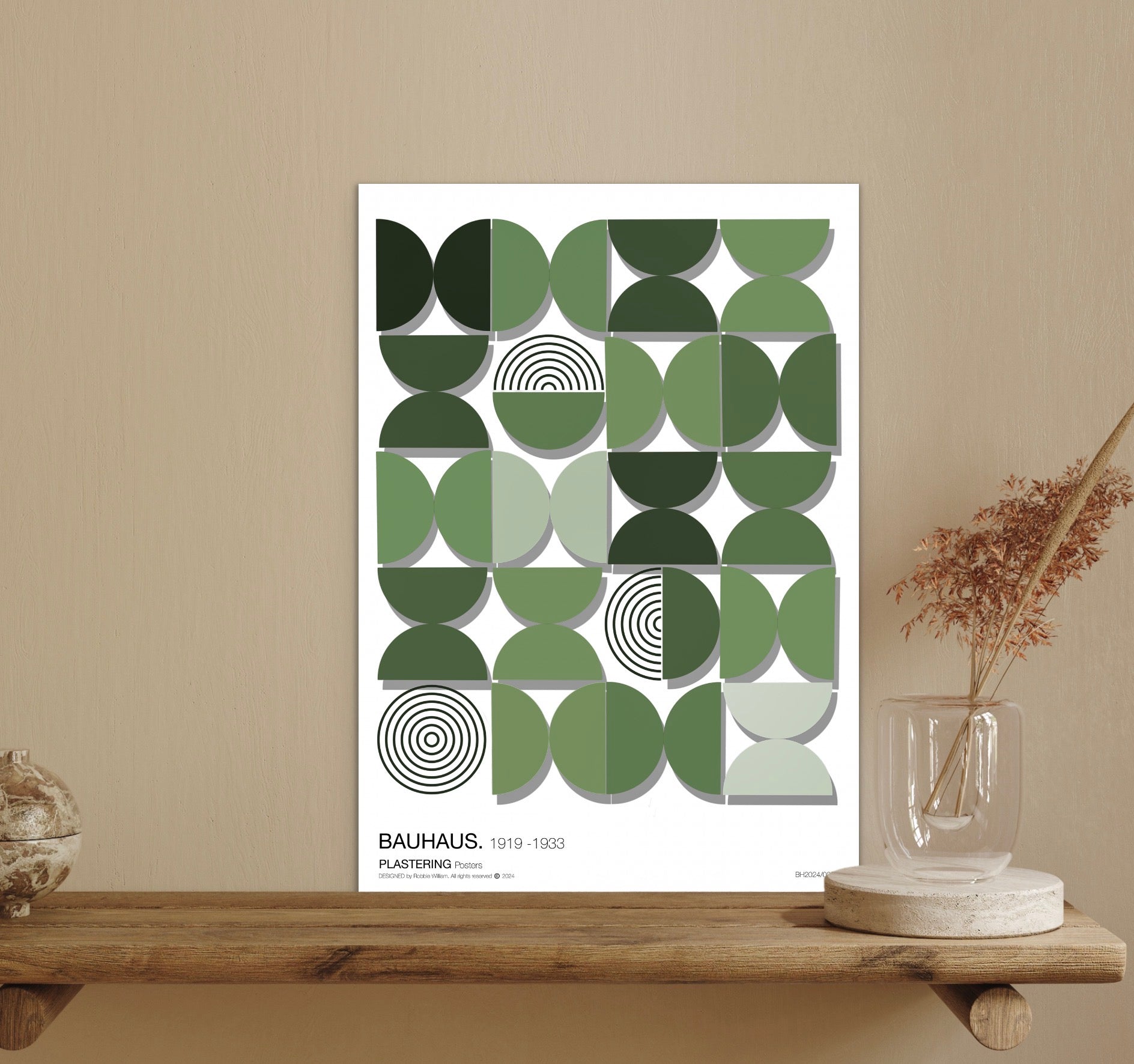 BAUHAUS 1919-1933 D002 V3 | Fine Art Poster | PlasteringPosters.com