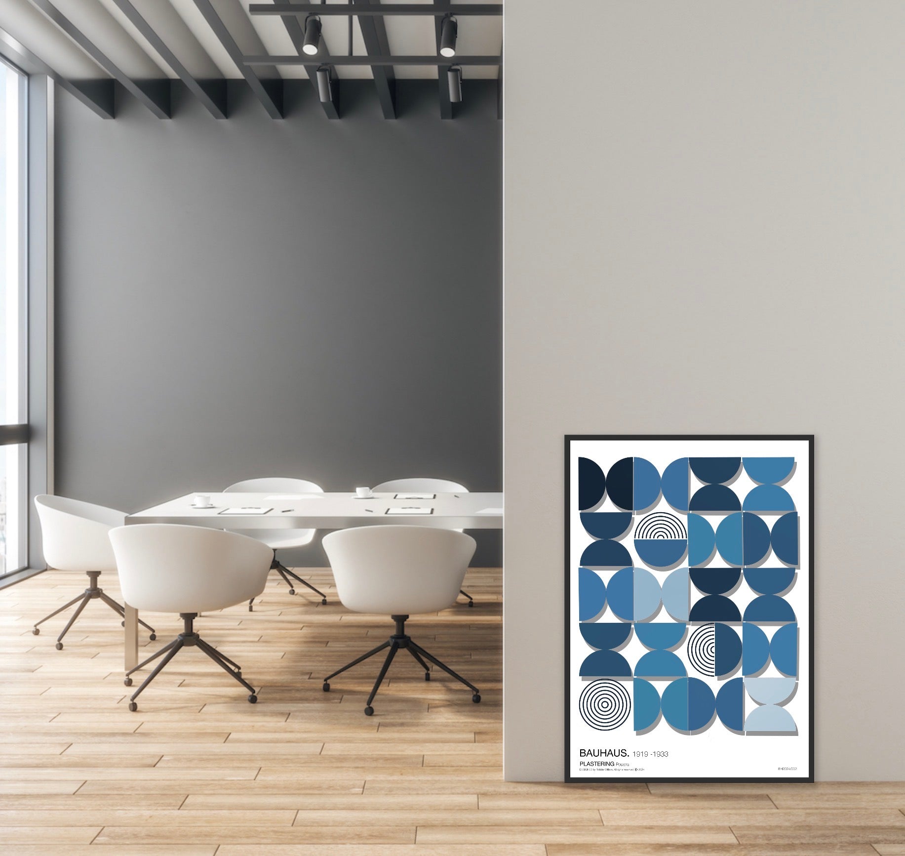BAUHAUS 1919-1933 D002 V4 | Fine Art Poster | PlasteringPosters.com