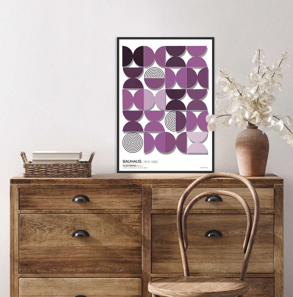 BAUHAUS 1919-1933 D002 V6 | Fine Art Poster | PlasteringPosters.com