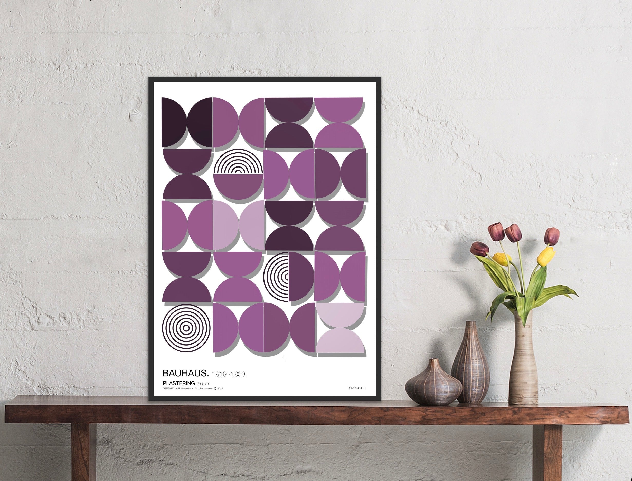 BAUHAUS 1919-1933 D002 V6 | Fine Art Poster | PlasteringPosters.com
