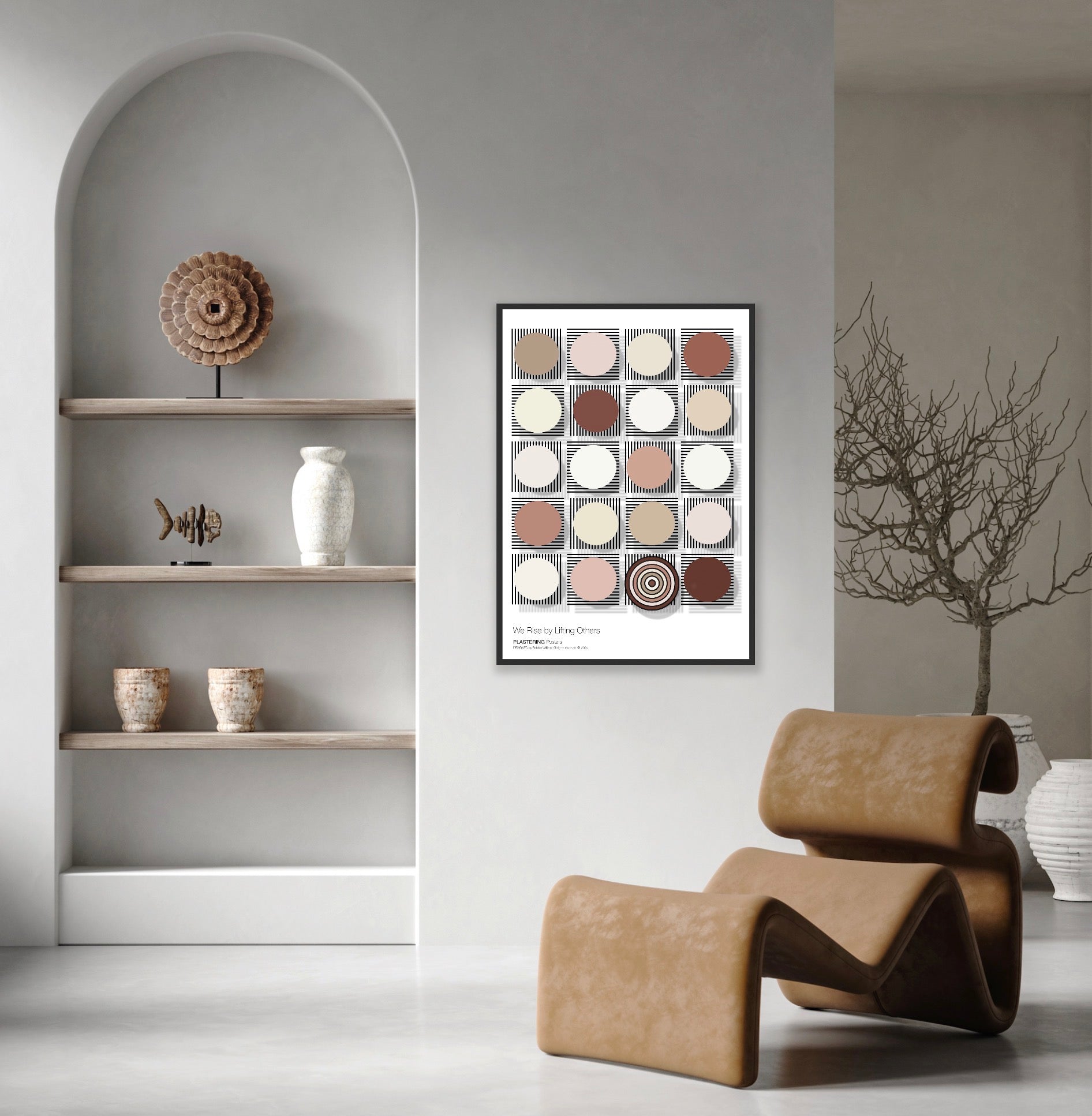 BAUHAUS 1919-1933 D003 V5 | We Rise By Lifting Others | Fine Art Poster | PlasteringPosters.com