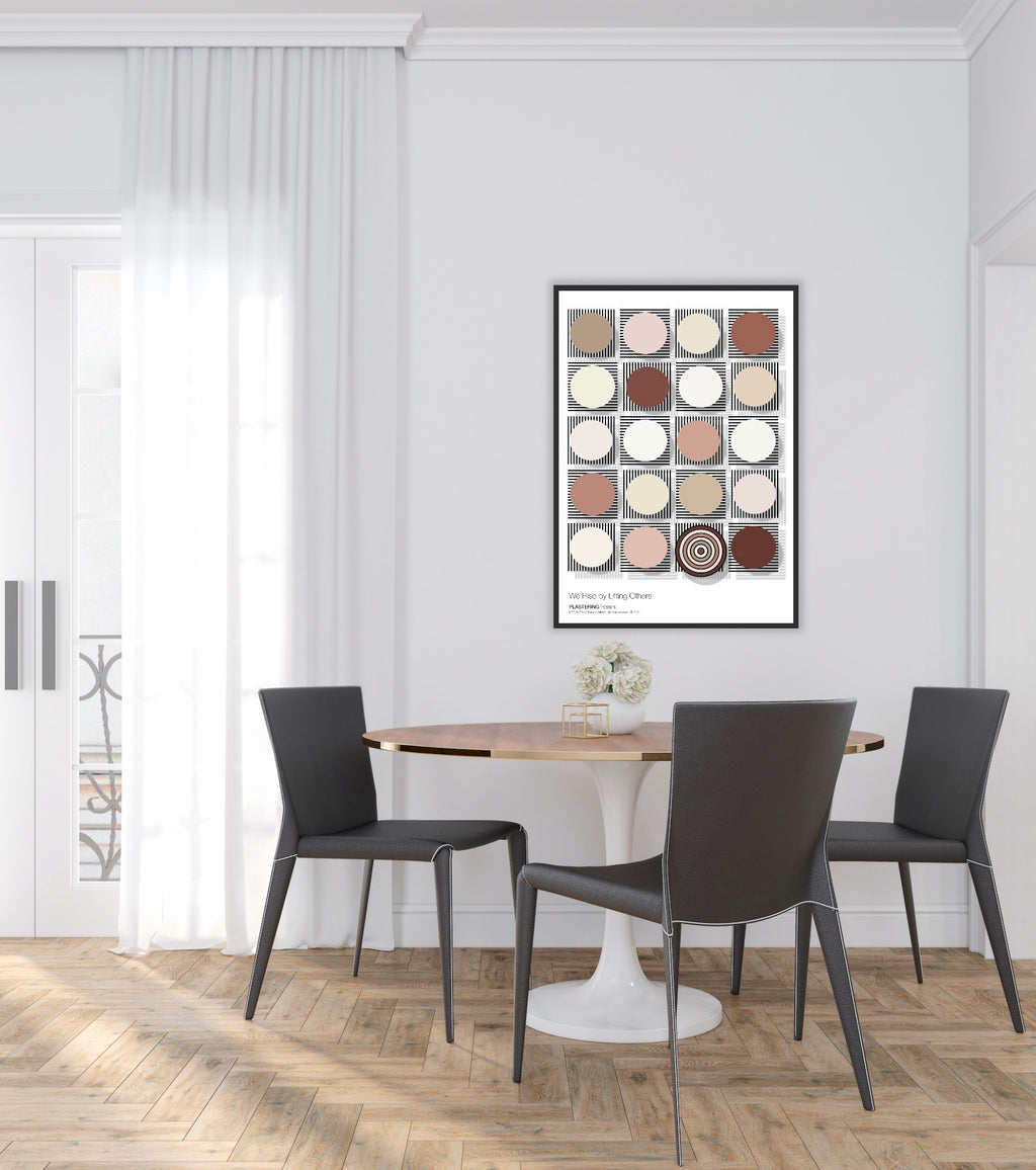 BAUHAUS 1919-1933 D003 V5 | We Rise By Lifting Others | Fine Art Poster | PlasteringPosters.com