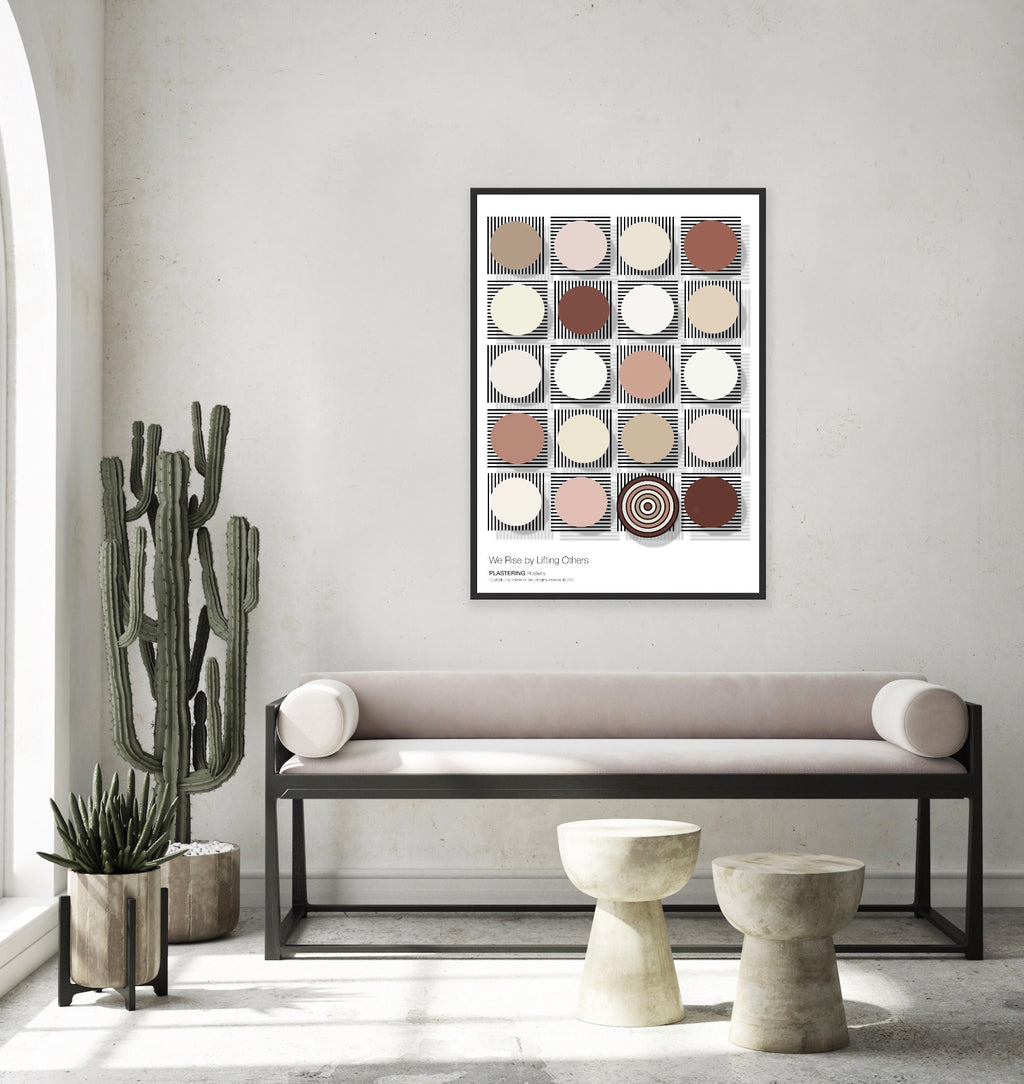 BAUHAUS 1919-1933 D003 V5 | We Rise By Lifting Others | Fine Art Poster | PlasteringPosters.com