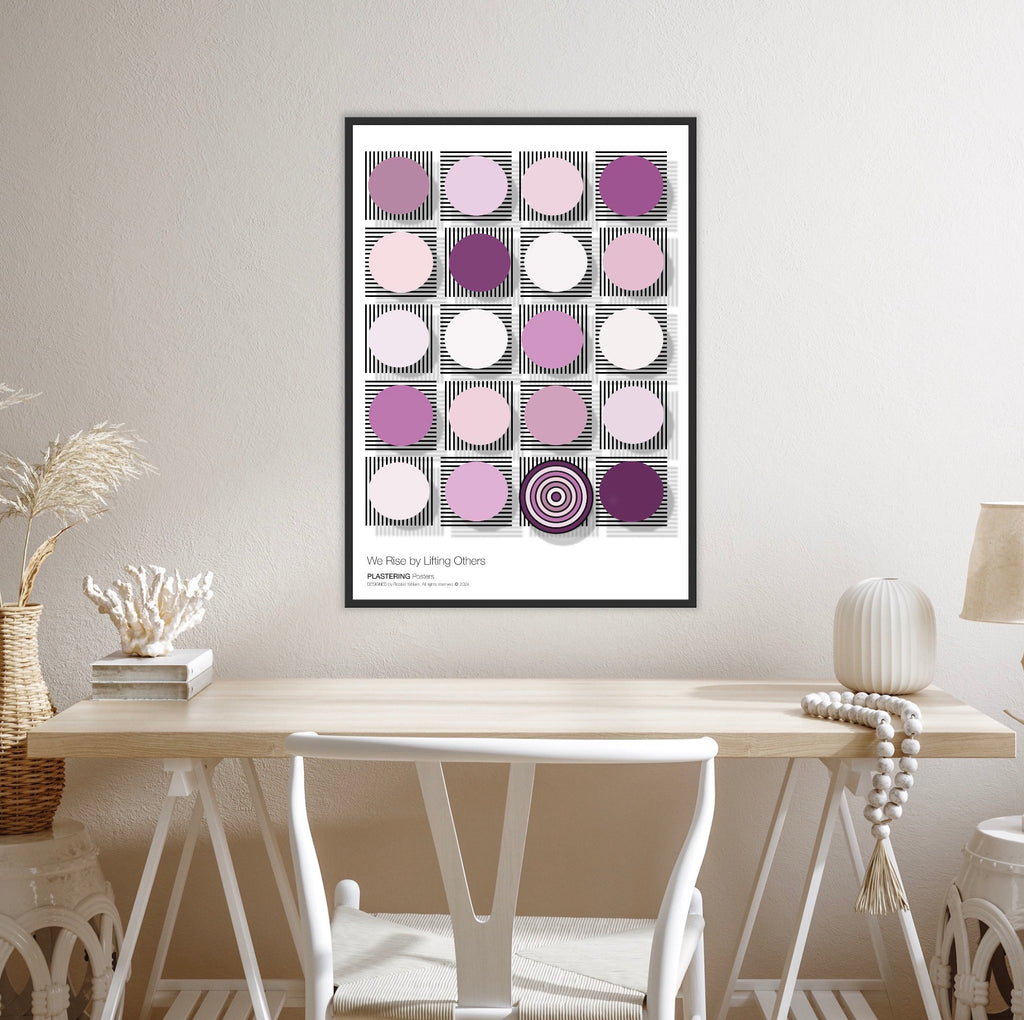 BAUHAUS 1919-1933 D003 V4 | We Rise By Lifting Others | Fine Art Poster | PlasteringPosters.com