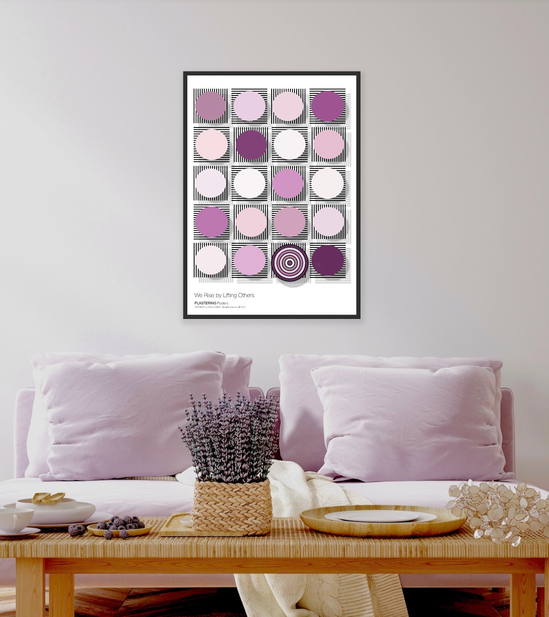 BAUHAUS 1919-1933 D003 V4 | We Rise By Lifting Others | Fine Art Poster | PlasteringPosters.com