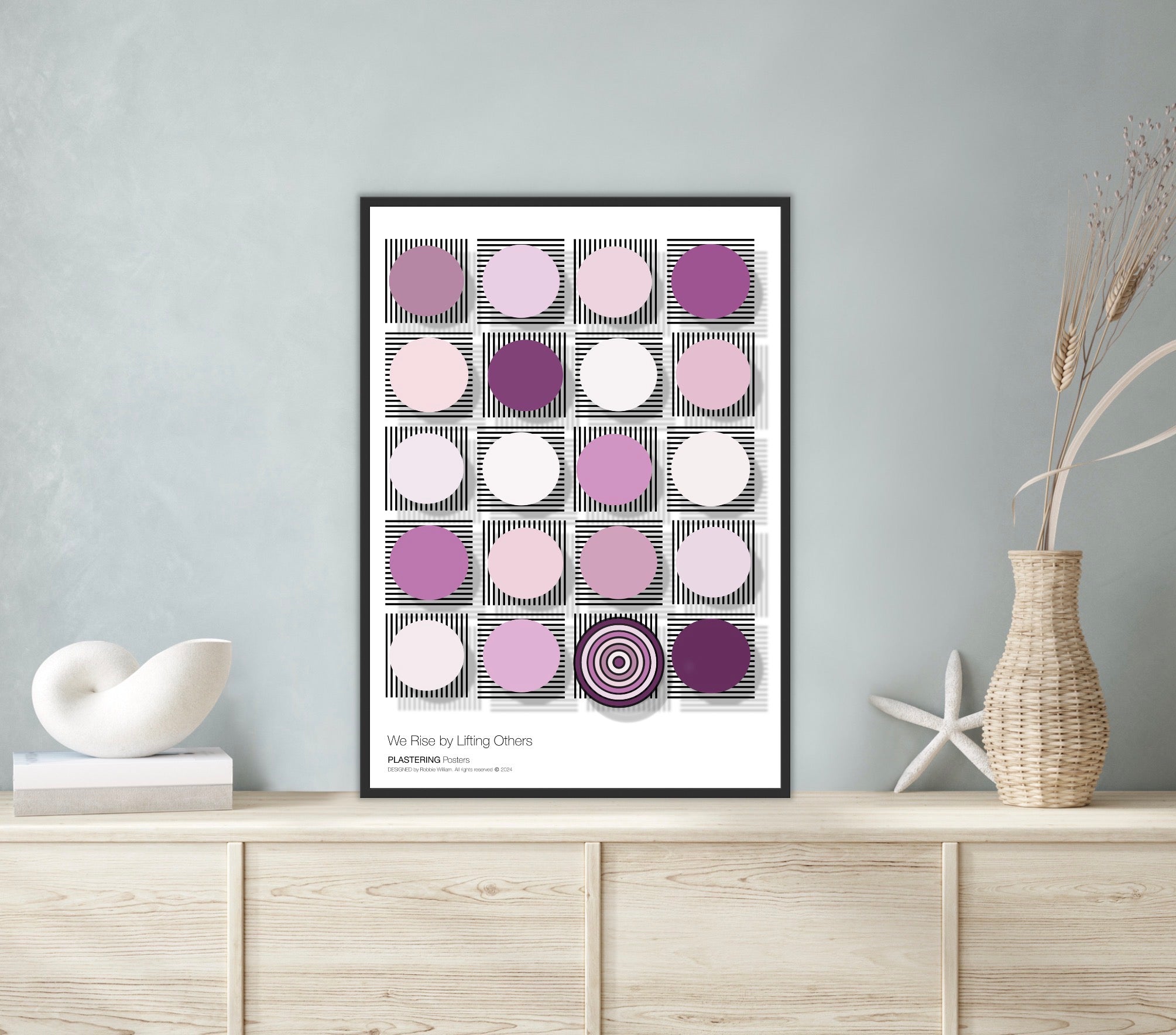 BAUHAUS 1919-1933 D003 V4 | We Rise By Lifting Others | Fine Art Poster | PlasteringPosters.com