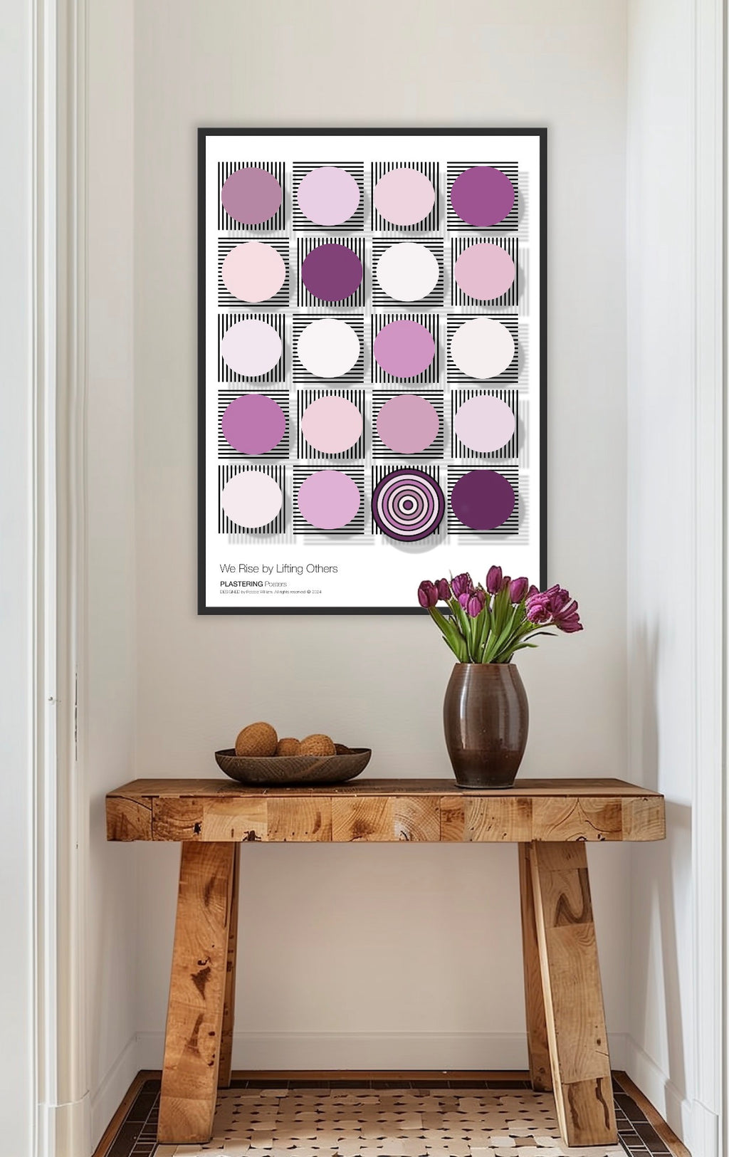 BAUHAUS 1919-1933 D003 V4 | We Rise By Lifting Others | Fine Art Poster | PlasteringPosters.com