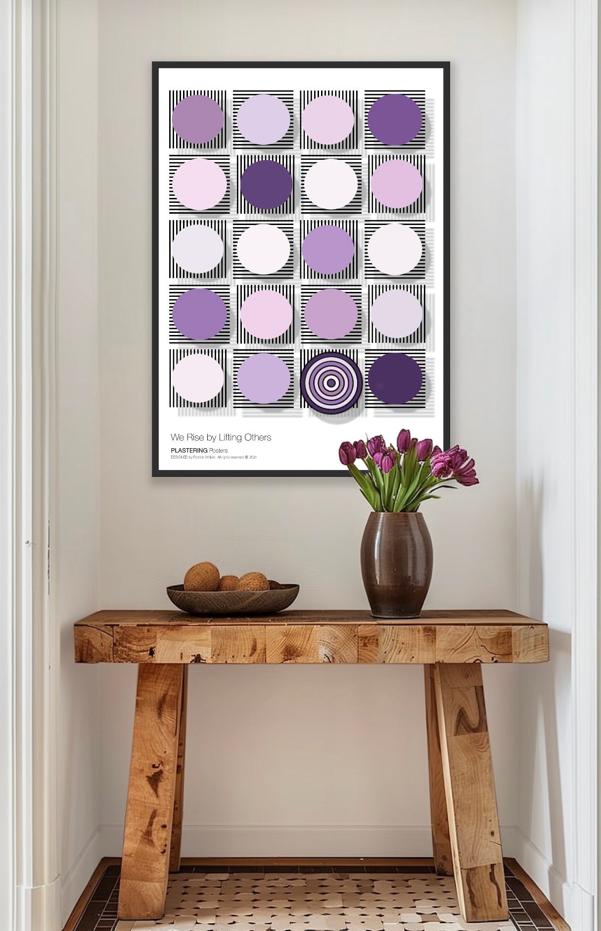 BAUHAUS 1919-1933 D003 V3 | We Rise By Lifting Others | Fine Art Poster | PlasteringPosters.com