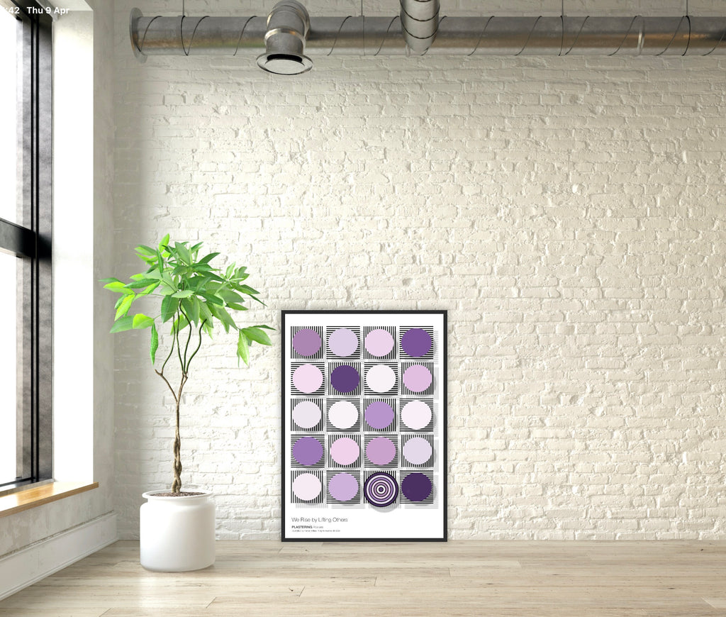 BAUHAUS 1919-1933 D003 V3 | We Rise By Lifting Others | Fine Art Poster | PlasteringPosters.com
