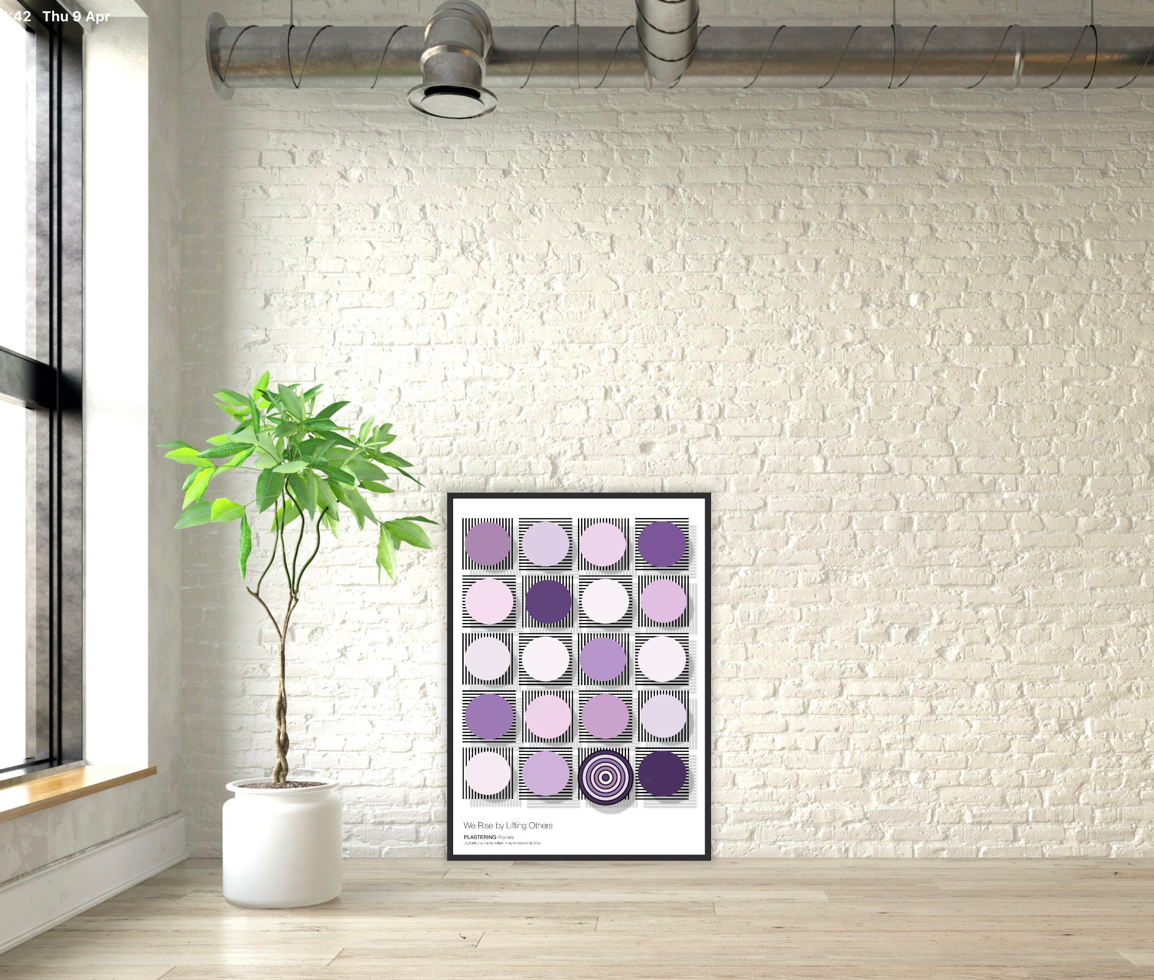 BAUHAUS 1919-1933 D003 V3 | We Rise By Lifting Others | Fine Art Poster | PlasteringPosters.com