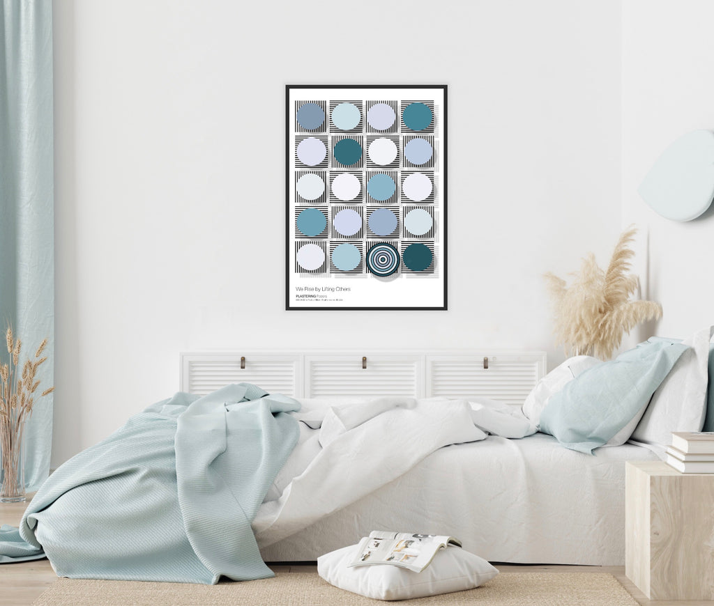 BAUHAUS 1919-1933 D003 V2 | We Rise By Lifting Others | Fine Art Poster | PlasteringPosters.com