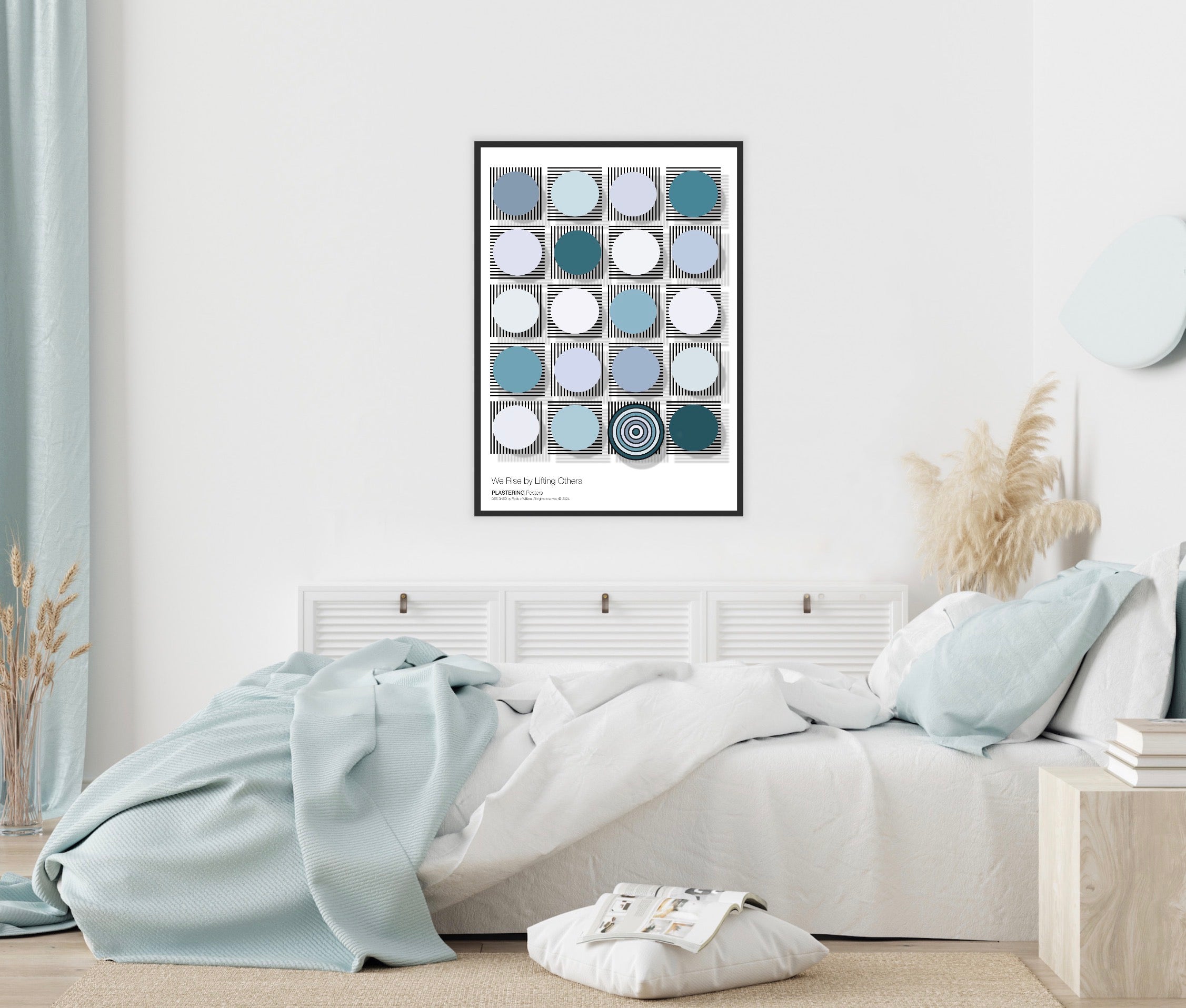 BAUHAUS 1919-1933 D003 V2 | We Rise By Lifting Others | Fine Art Poster | PlasteringPosters.com
