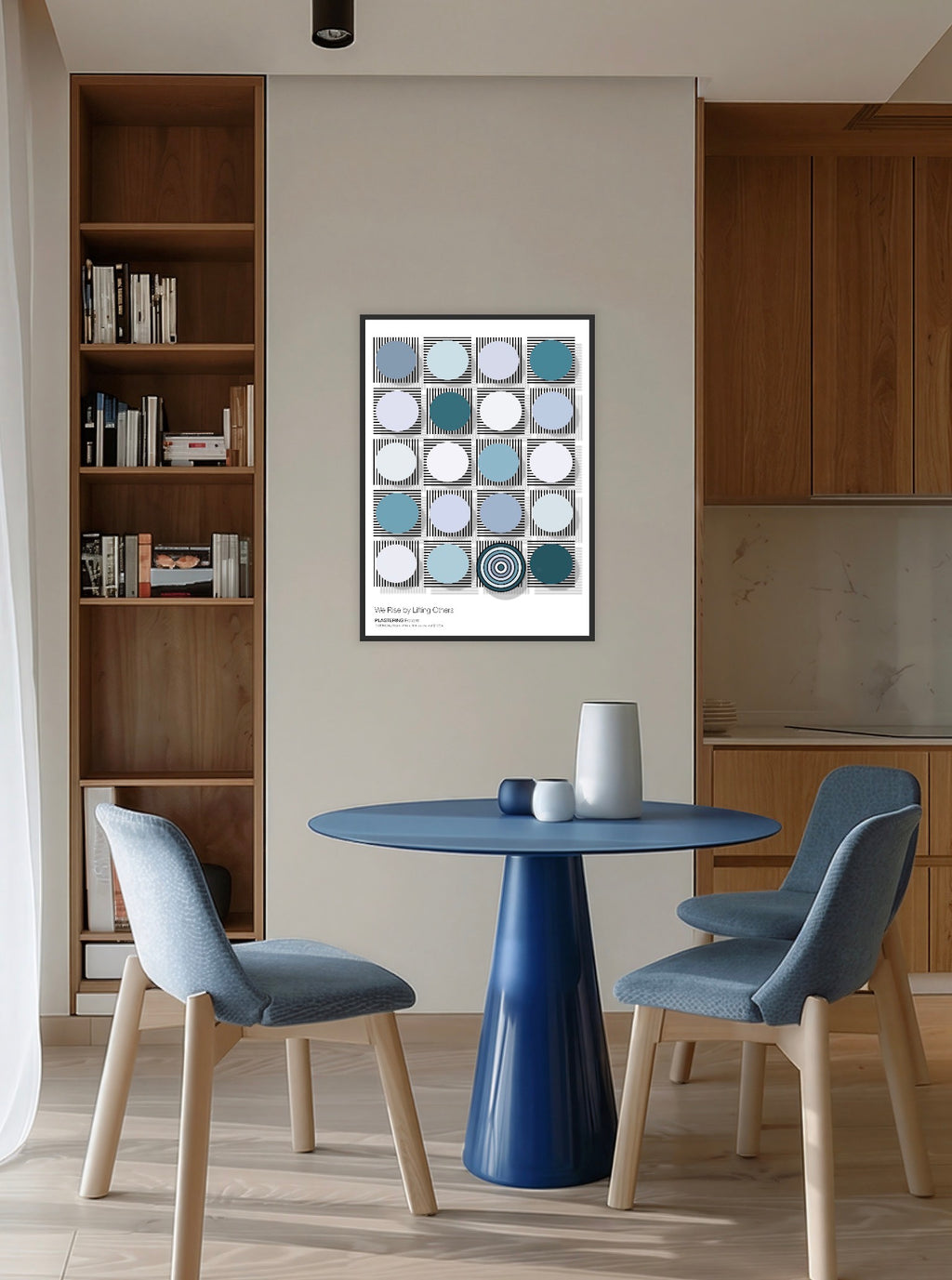 BAUHAUS 1919-1933 D003 V2 | We Rise By Lifting Others | Fine Art Poster | PlasteringPosters.com