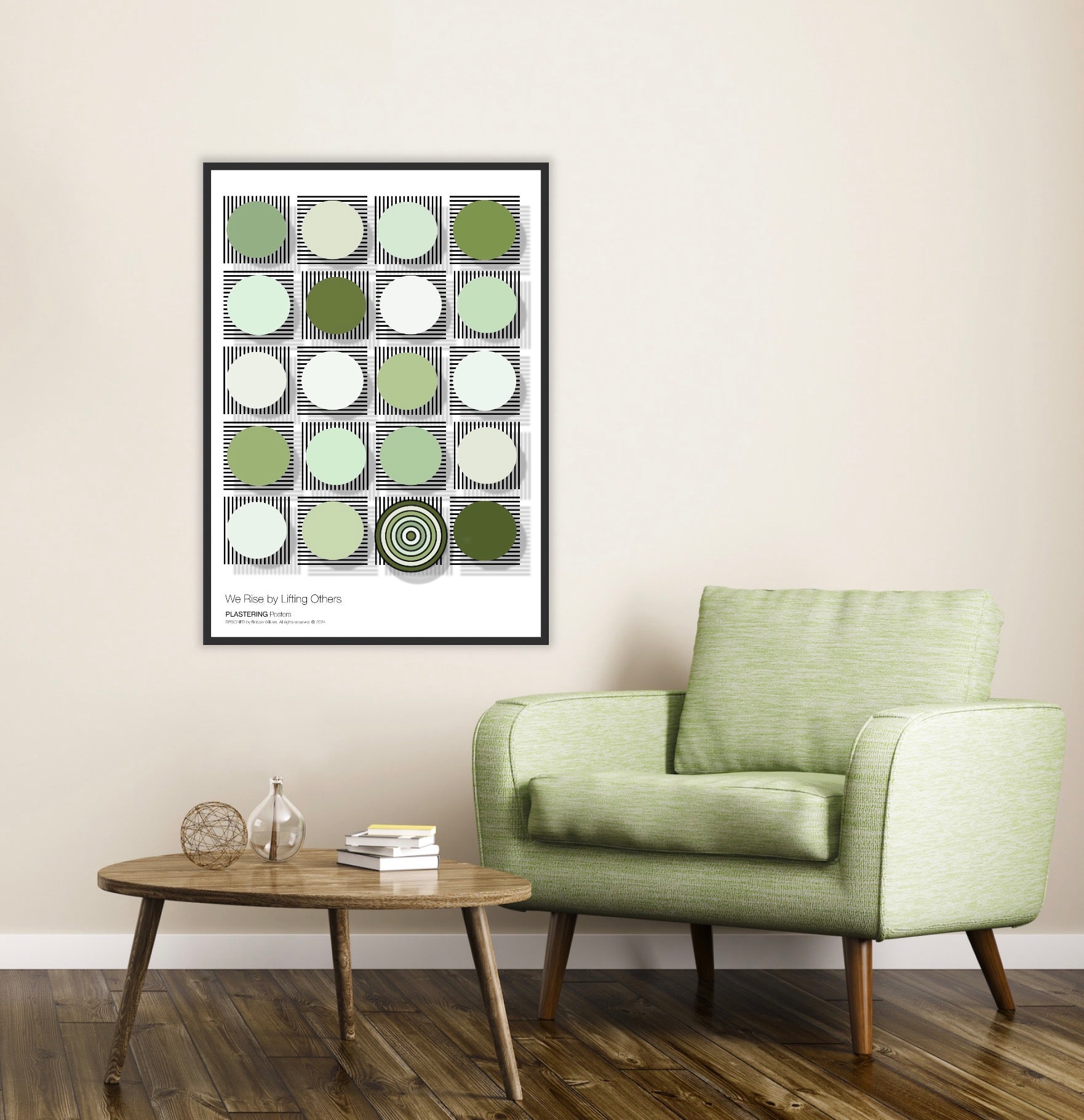 BAUHAUS 1919-1933 D003 V6 | We Rise By Lifting Others | Fine Art Poster | PlasteringPosters.com