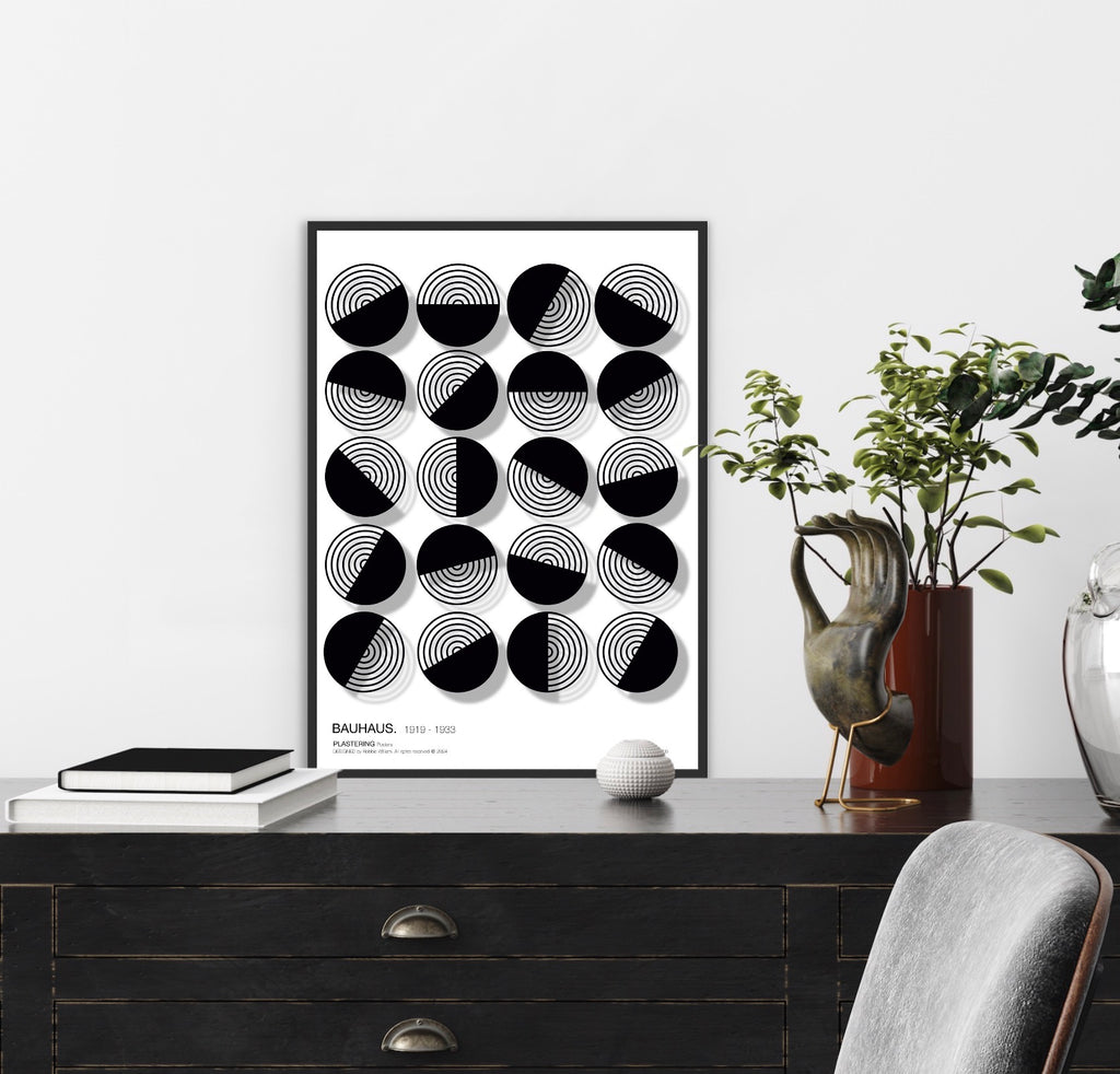 BAUHAUS 1919-1933 D001 V3 | Fine Art Poster | PlasteringPosters.com