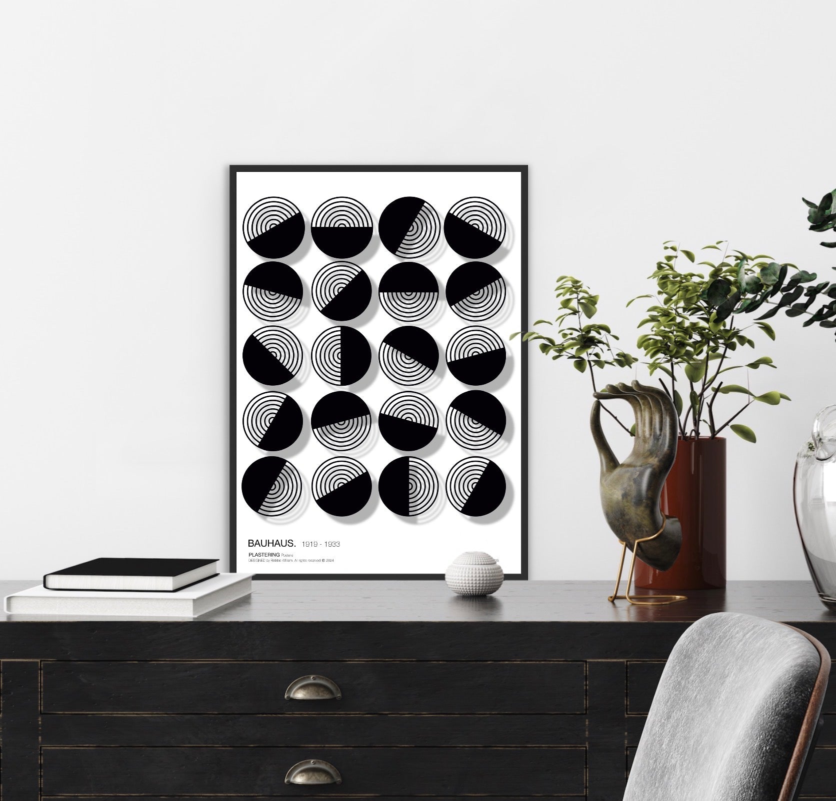 BAUHAUS 1919-1933 D001 V3 | Fine Art Poster | PlasteringPosters.com
