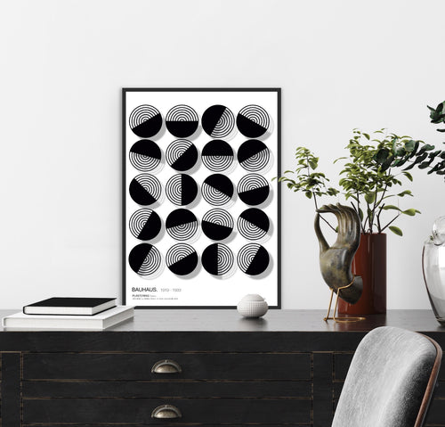 BAUHAUS 1919-1933 D001 V3 | Fine Art Poster | PlasteringPosters.com