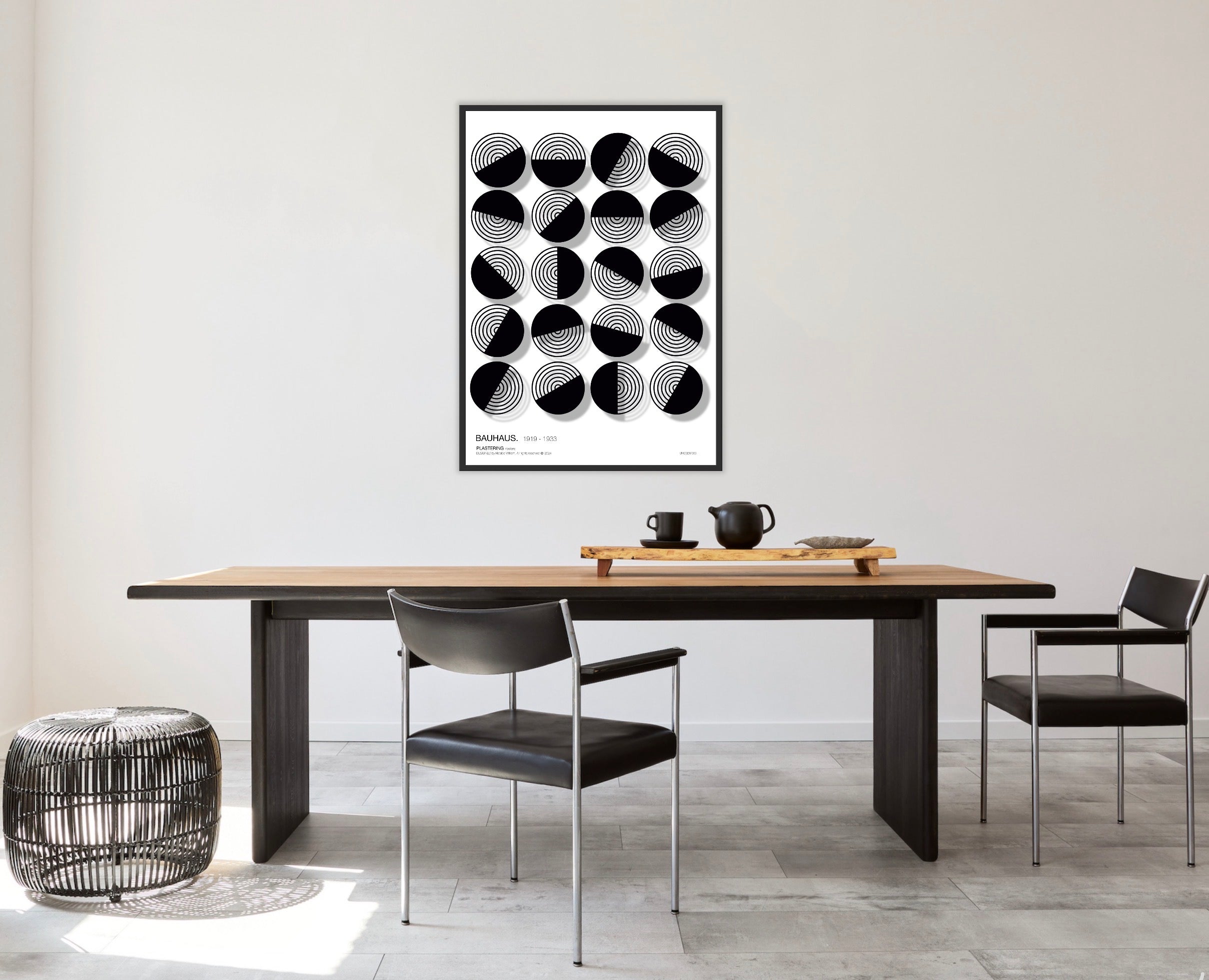 BAUHAUS 1919-1933 D001 V3 | Fine Art Poster | PlasteringPosters.com