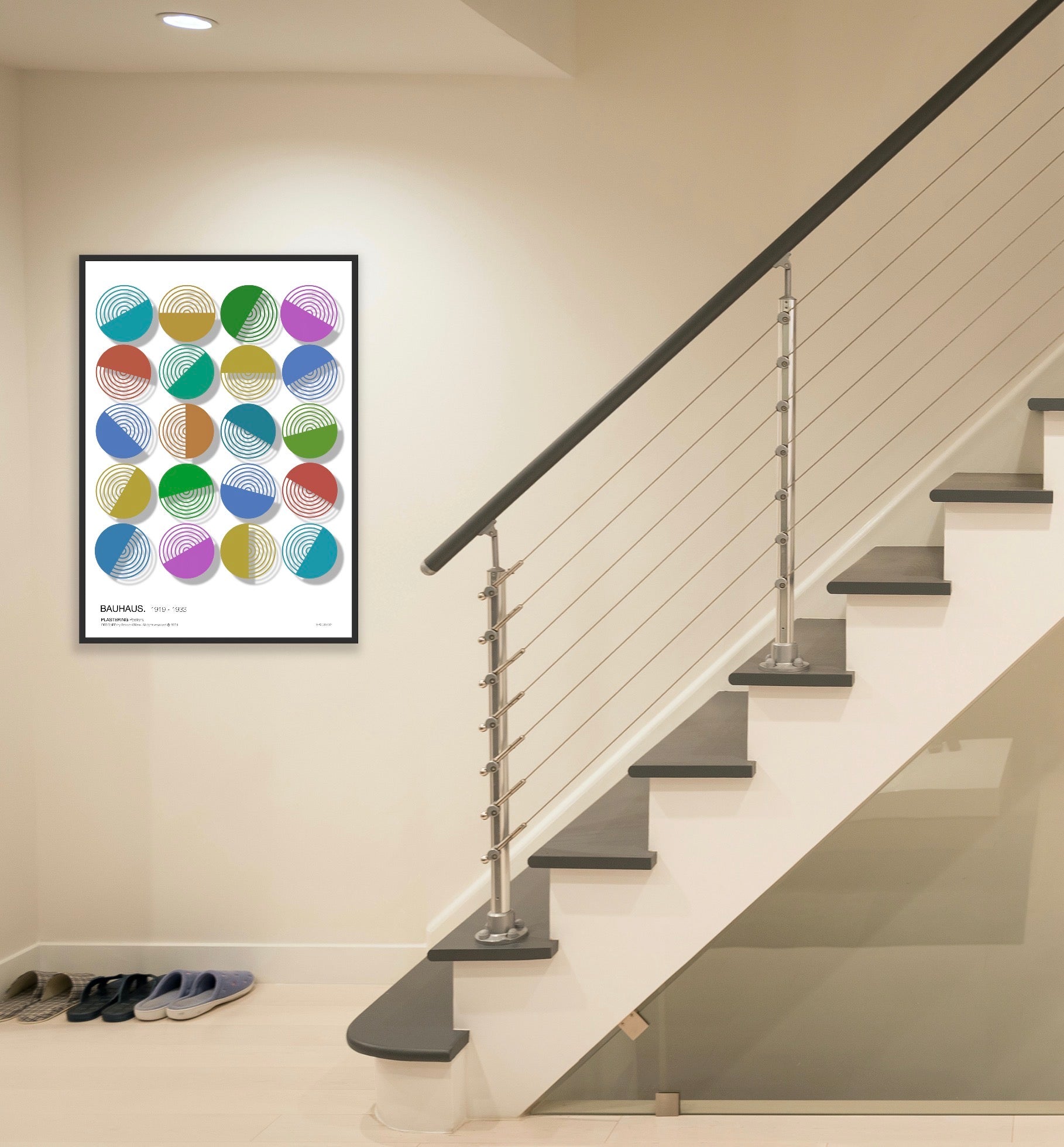 BAUHAUS 1919-1933 D001 V7 | Fine Art Poster | PlasteringPosters.com