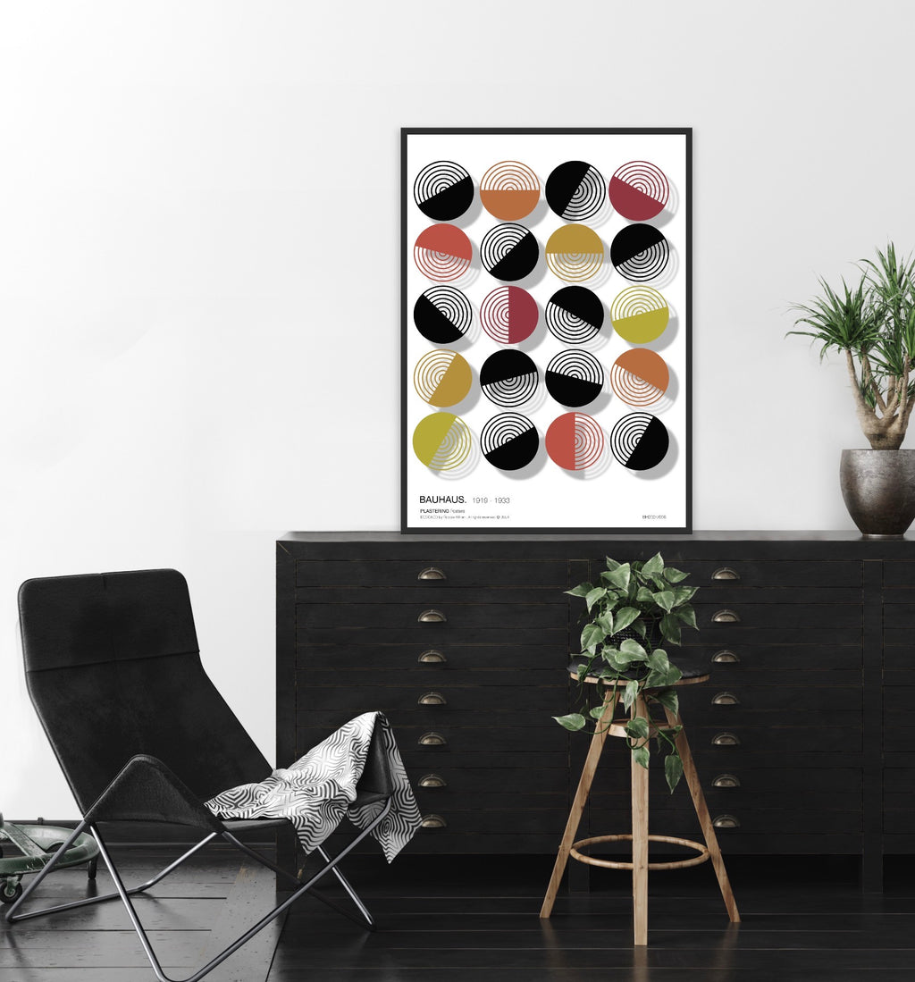 BAUHAUS 1919-1933 D001 V6 | Fine Art Poster | PlasteringPosters.com