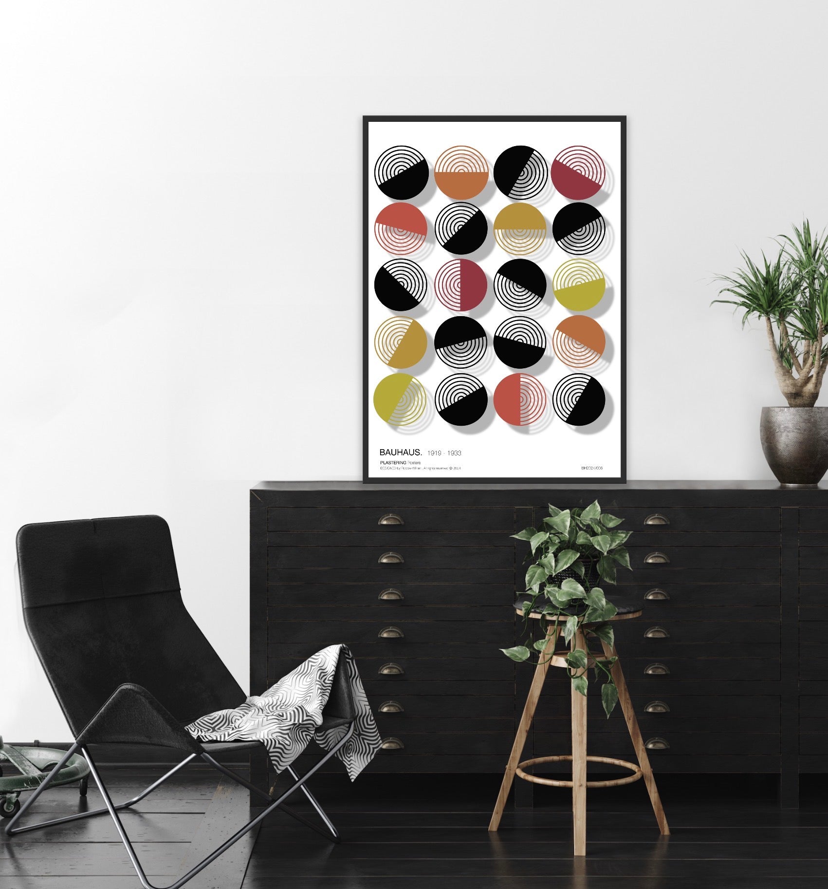 BAUHAUS 1919-1933 D001 V6 | Fine Art Poster | PlasteringPosters.com