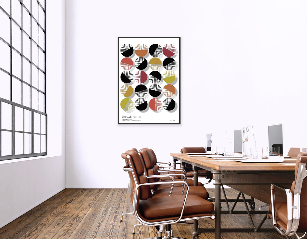 BAUHAUS 1919-1933 D001 V6 | Fine Art Poster | PlasteringPosters.com