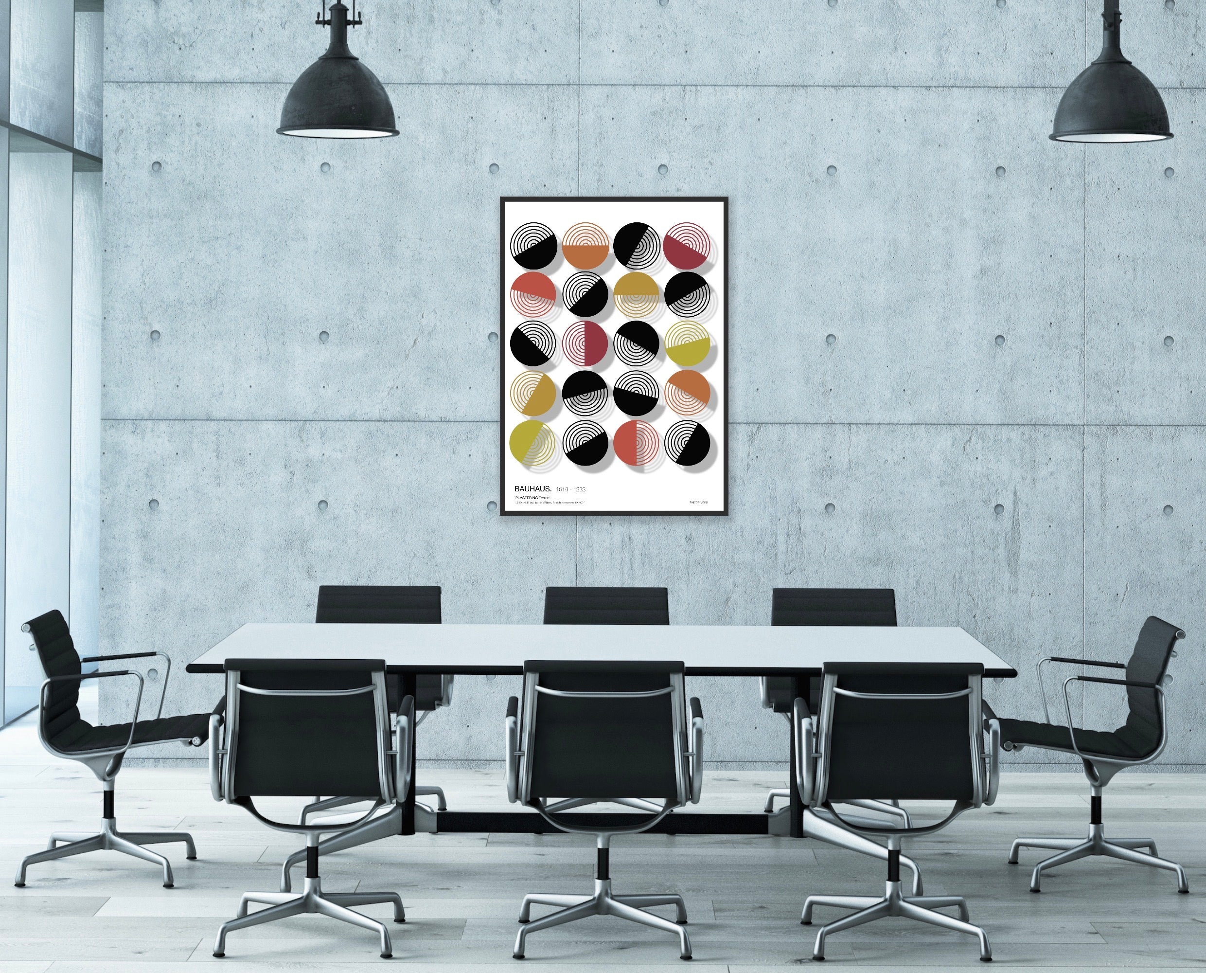 BAUHAUS 1919-1933 D001 V6 | Fine Art Poster | PlasteringPosters.com