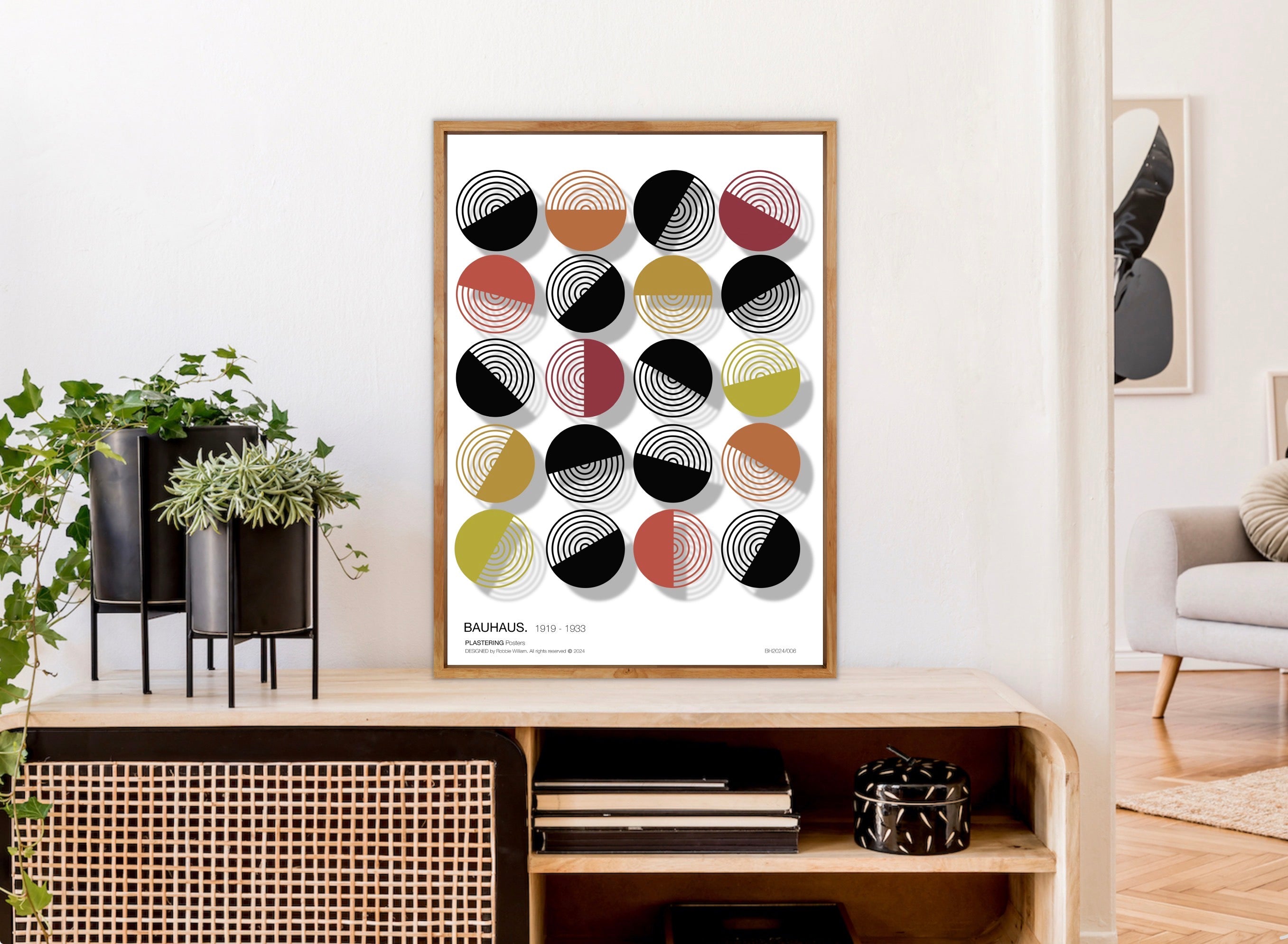 BAUHAUS 1919-1933 D001 V6 | Fine Art Poster | PlasteringPosters.com