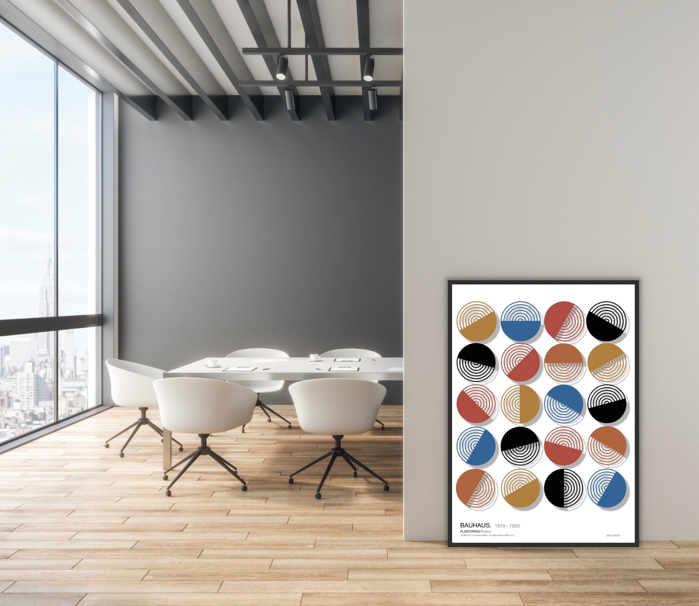BAUHAUS 1919-1933 D001 V4 | Fine Art Poster | PlasteringPosters.com