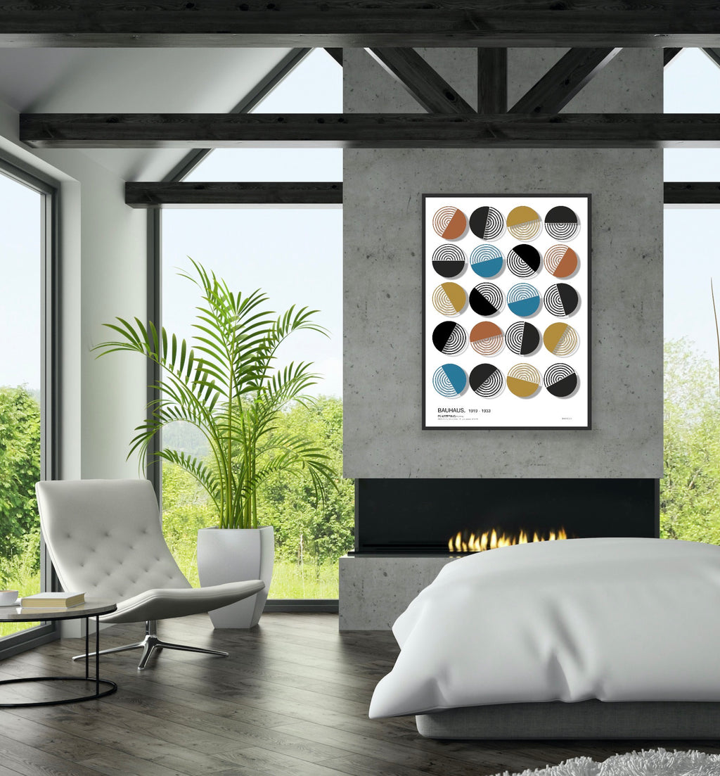 BAUHAUS 1919-1933 D001 V5 | Fine Art Poster | PlasteringPosters.com