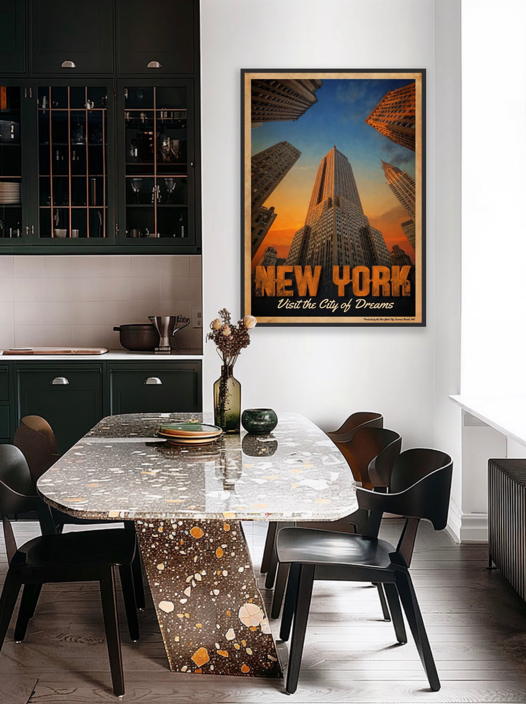 SKY'S THE LIMIT | New York Fine Art Poster | PlasteringPosters.com