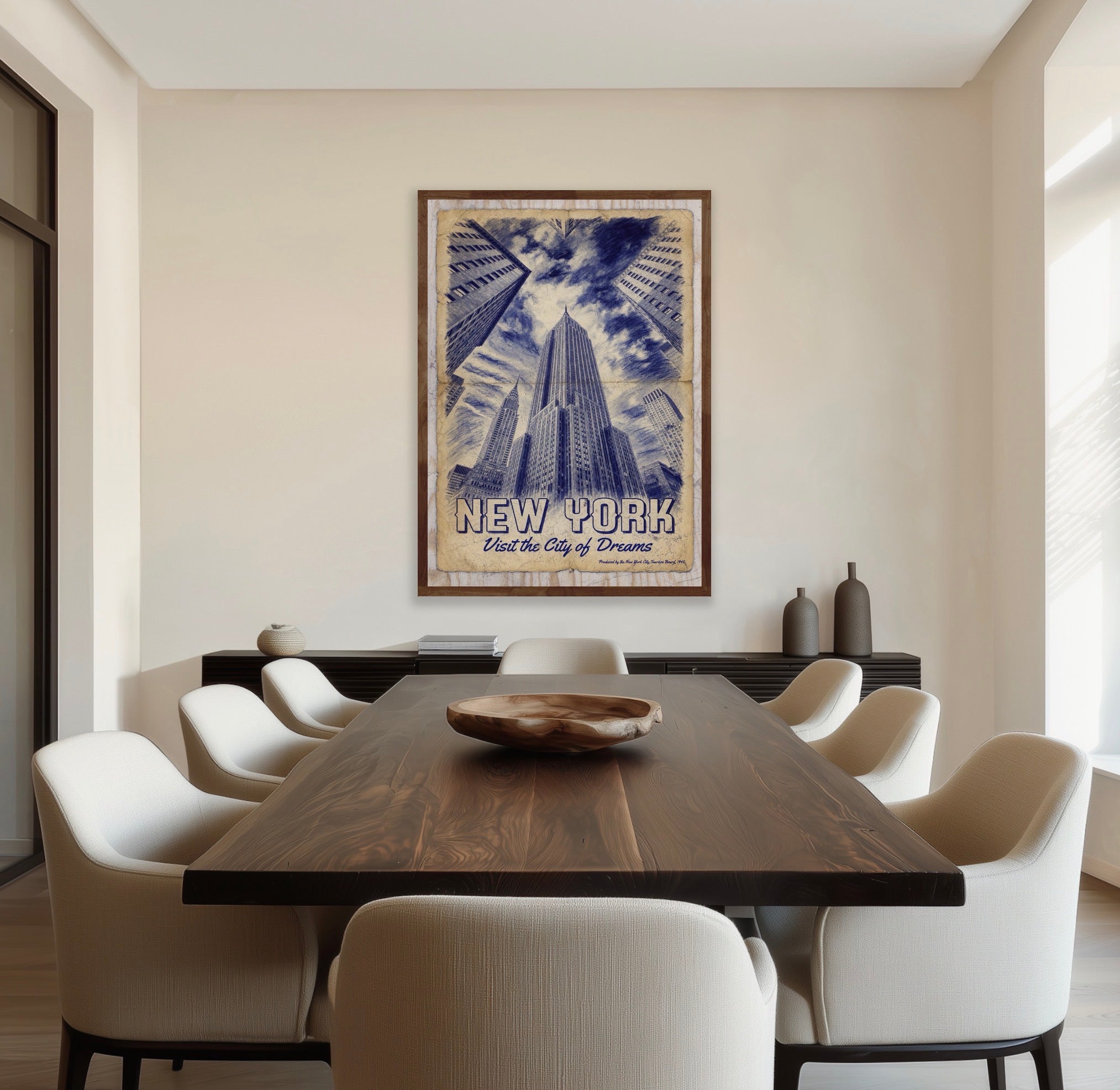 NEW YORK 2 | New York Fine Art Poster | PlasteringPosters.com