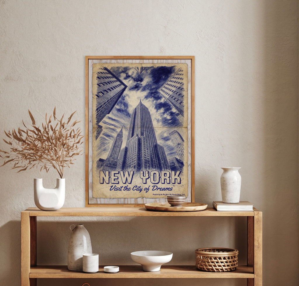 NEW YORK 2 | New York Fine Art Poster | PlasteringPosters.com