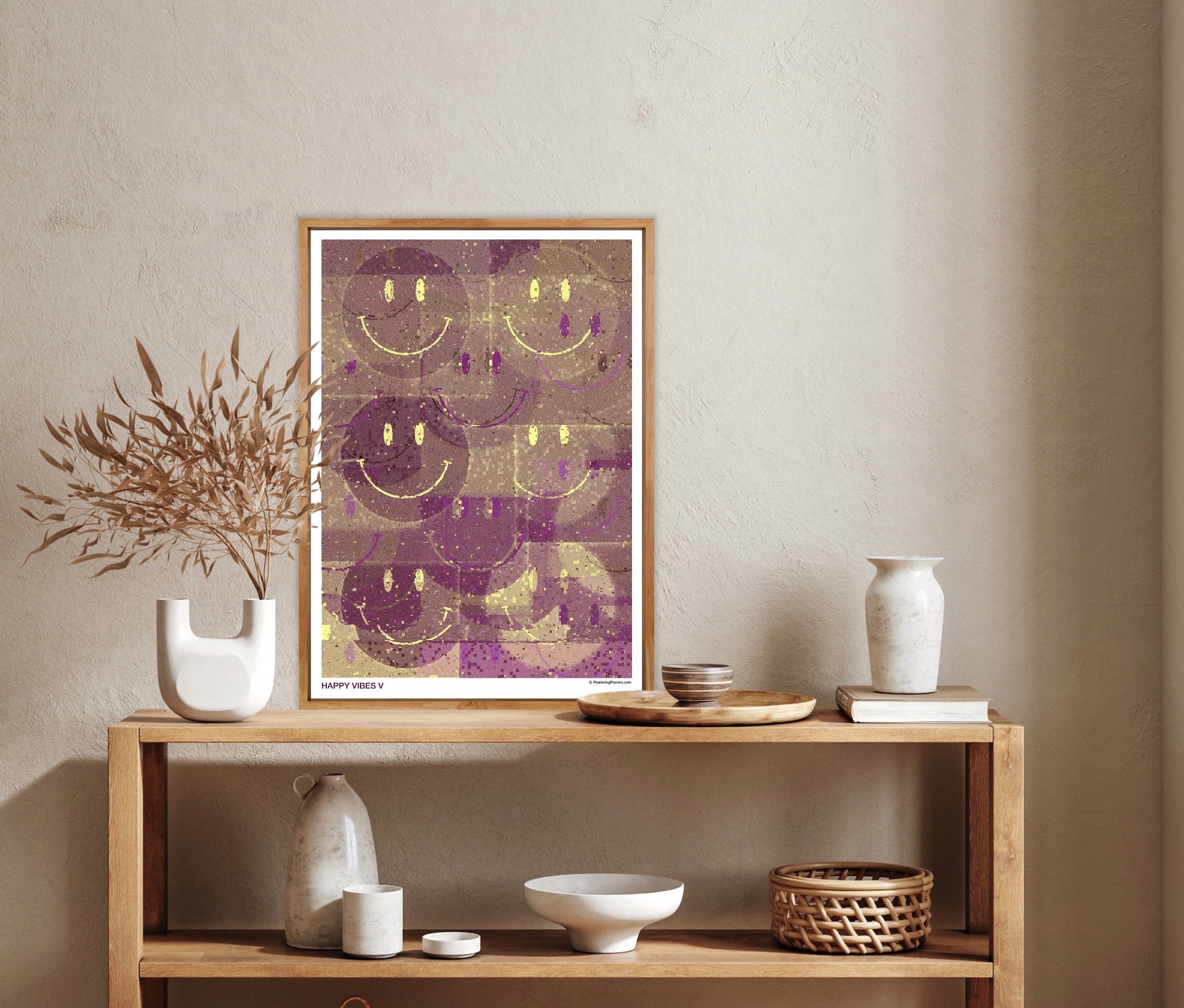 HAPPY VIBES V - PlasteringPosters.com | Fine Art Printed Poster