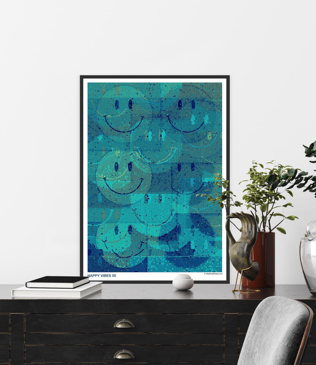 HAPPY VIBES IIII - PlasteringPosters.com | Fine Art Printed Poster
