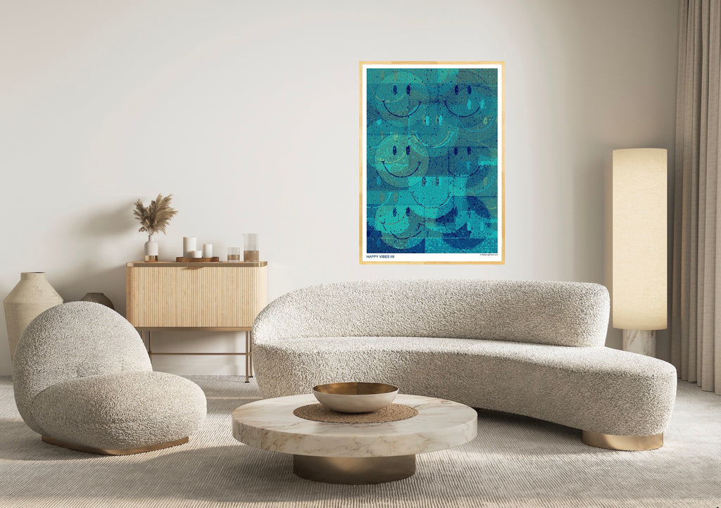 HAPPY VIBES IIII - PlasteringPosters.com | Fine Art Printed Poster
