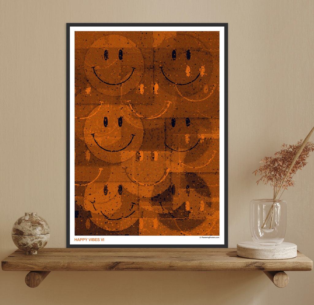 HAPPY VIBES VI - PlasteringPosters.com | Fine Art Printed Poster