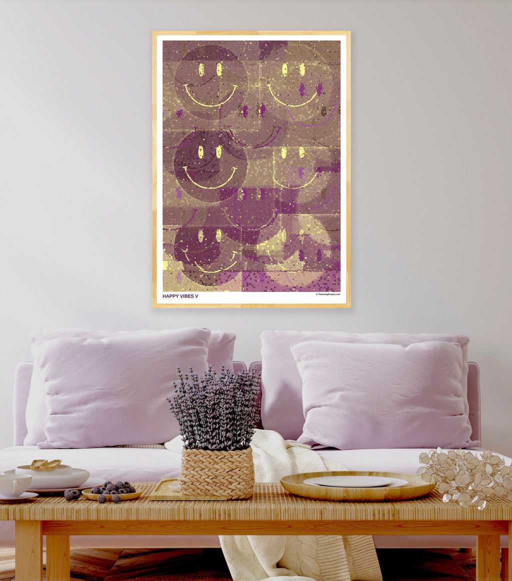 HAPPY VIBES V - PlasteringPosters.com | Fine Art Printed Poster
