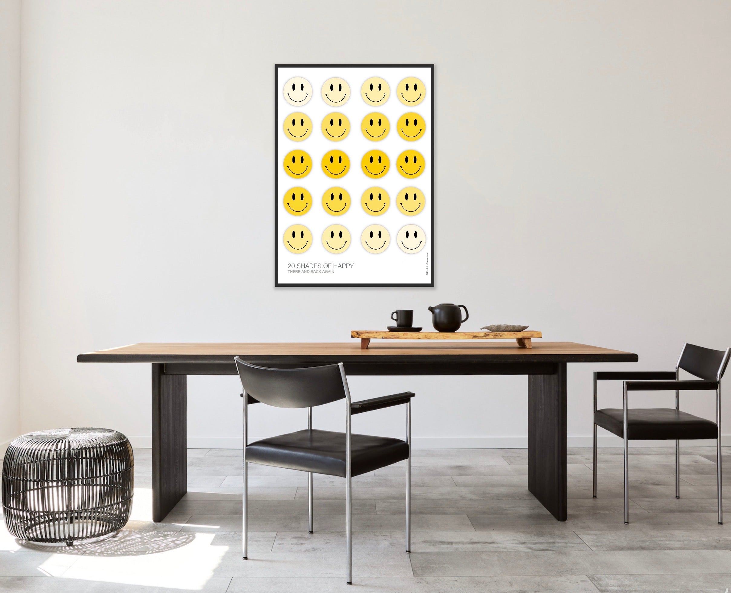 20 SHADES OF HAPPY – There and Back Again | PlasteringPosters.com | Fine Art Printed Poster