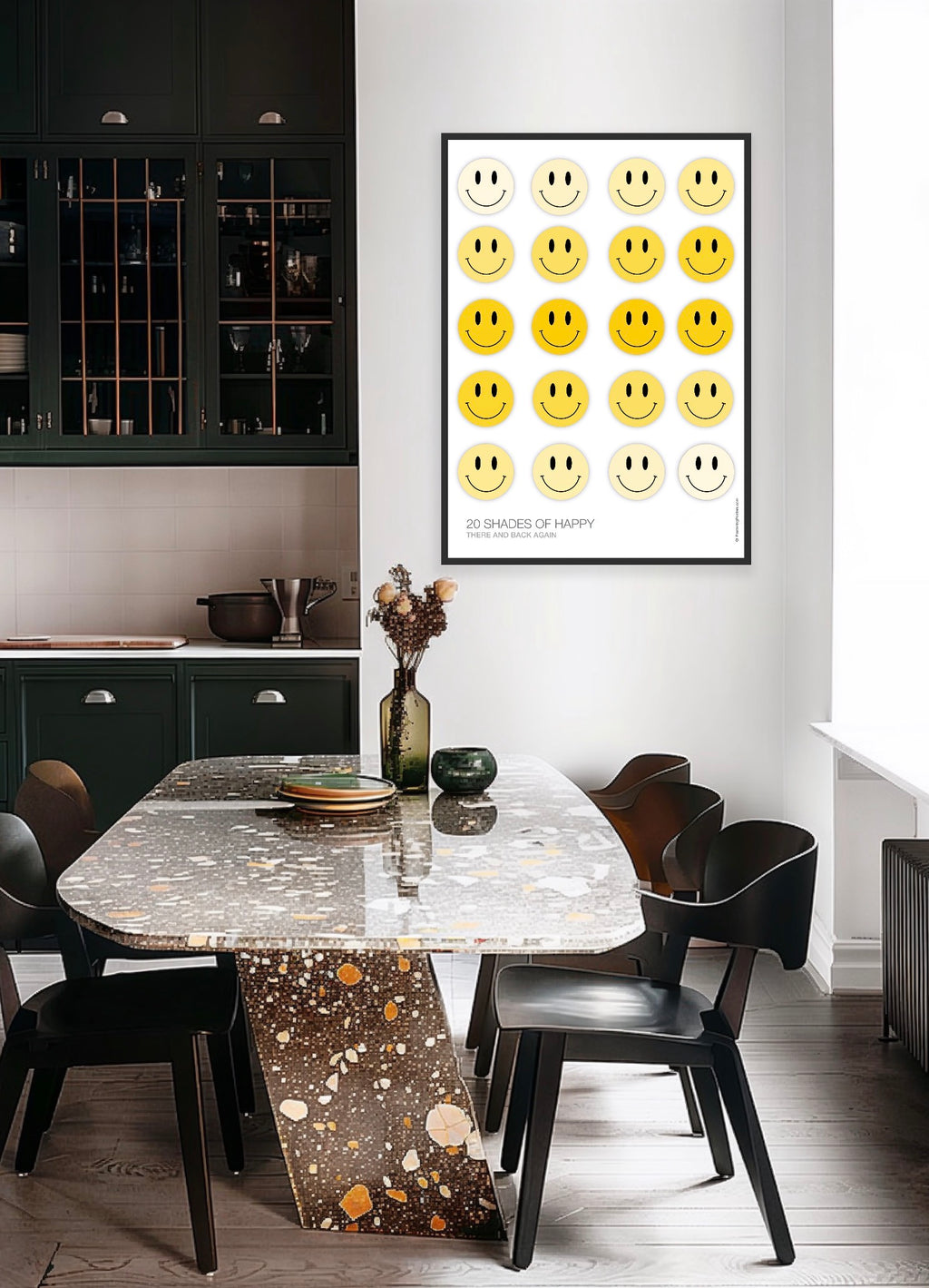 20 SHADES OF HAPPY – There and Back Again | PlasteringPosters.com | Fine Art Printed Poster