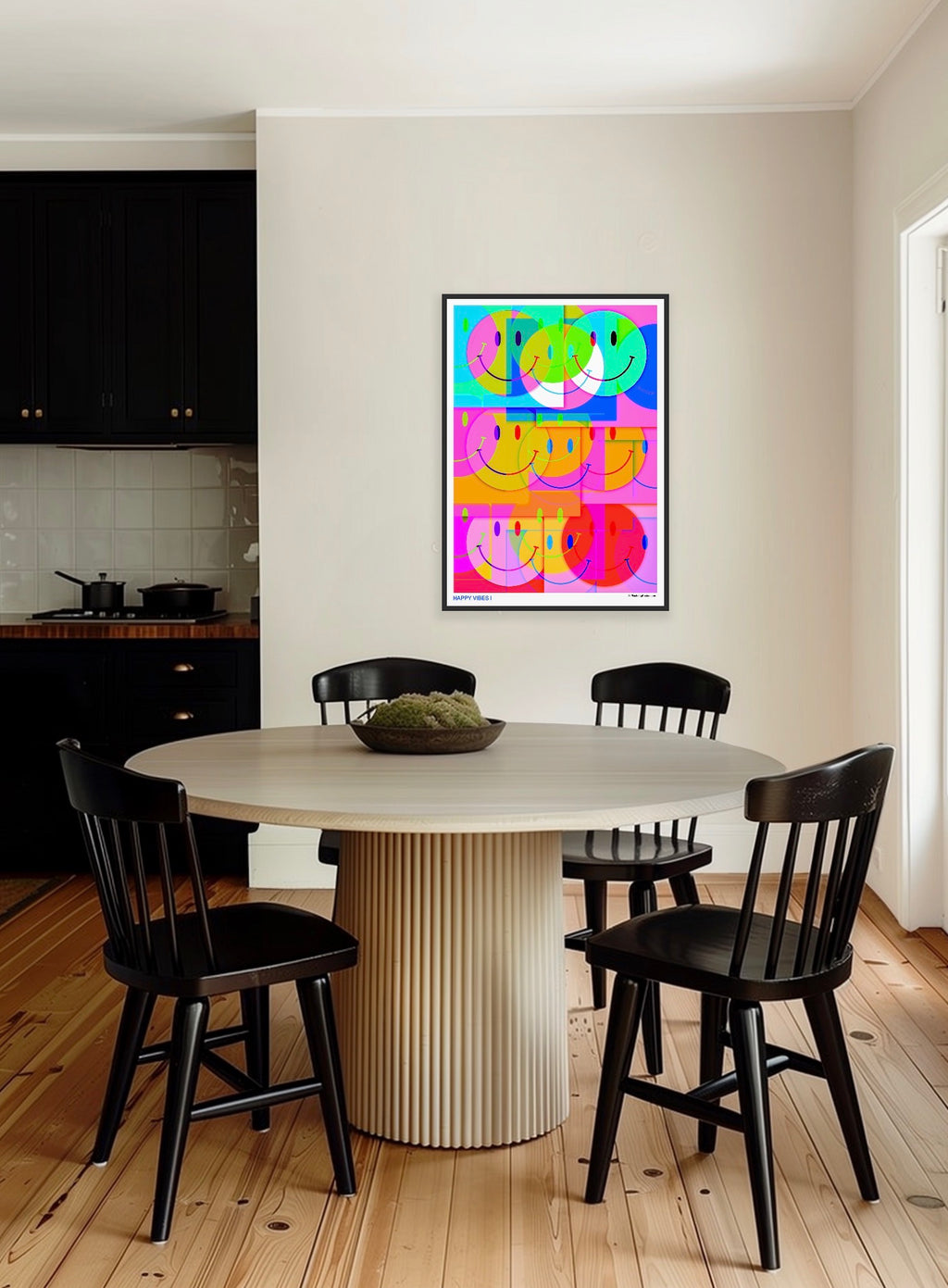 HAPPY VIBES I - PlasteringPosters.com | Fine Art Printed Poster